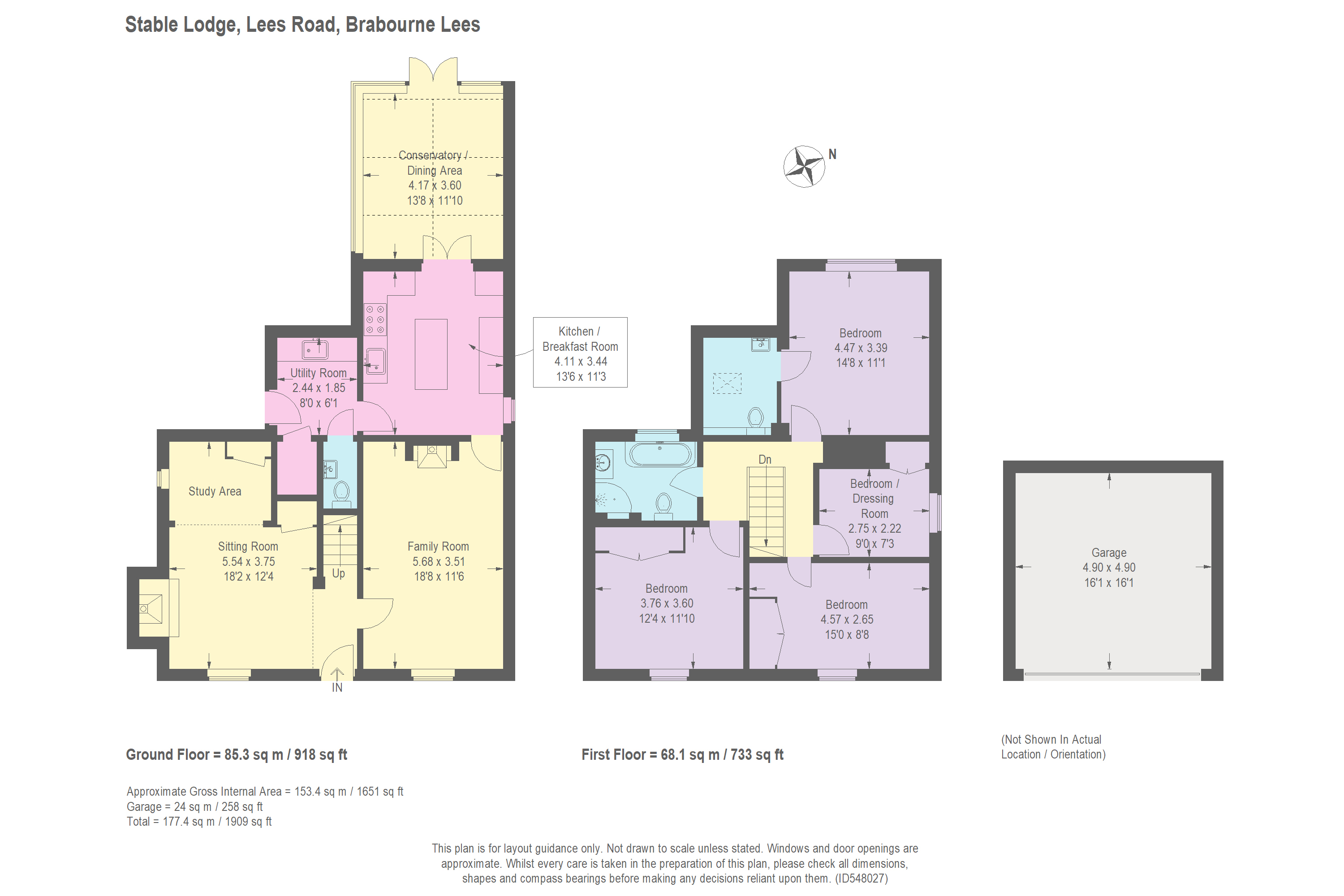 Lees Road, Brabourne Lees, Ashford, Kent TN25, 4 bedroom detached house