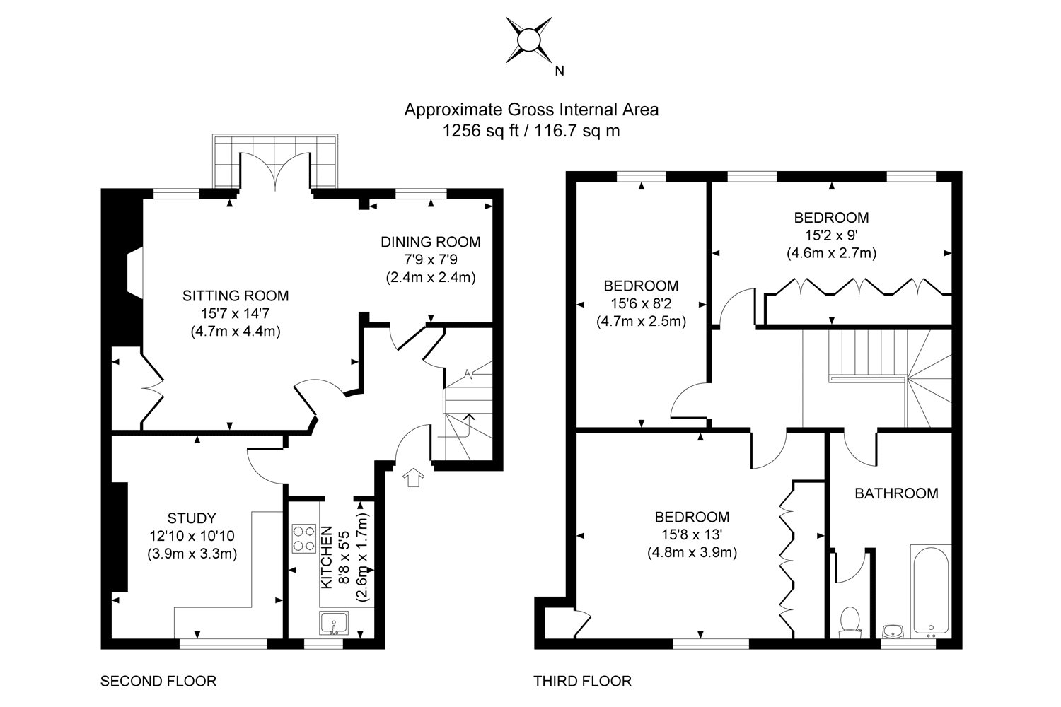 3 Bedrooms Flat for sale in Arundel Terrace, Brighton, East Sussex BN2
