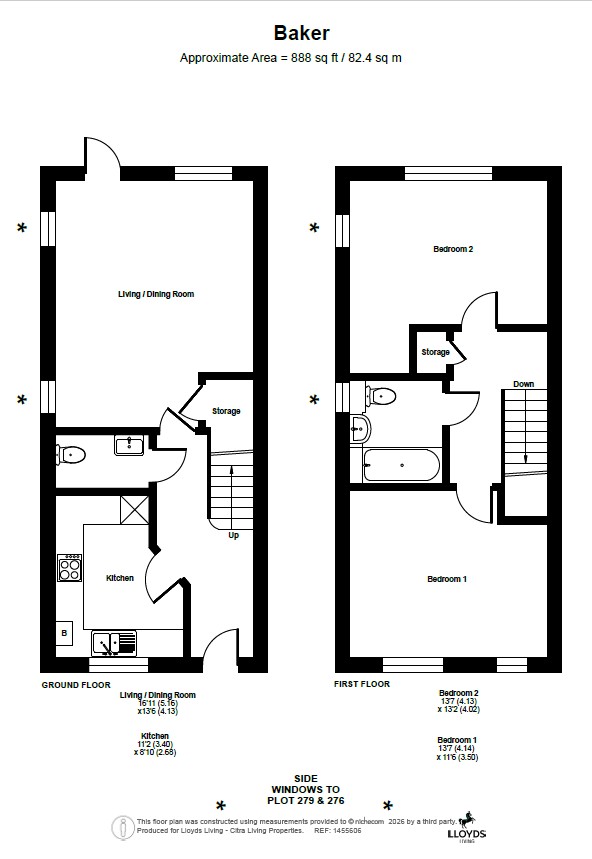 25, Damselfly Road, Herne Bay floorplan
