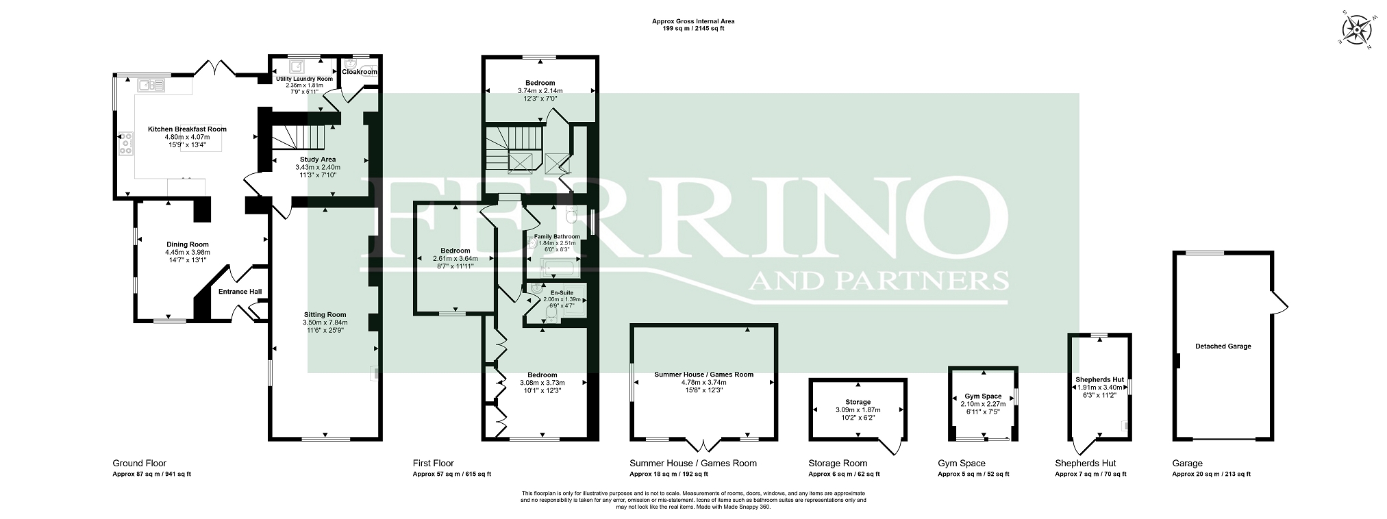 Green Glade House, Meadow Close, Lydney floorplan
