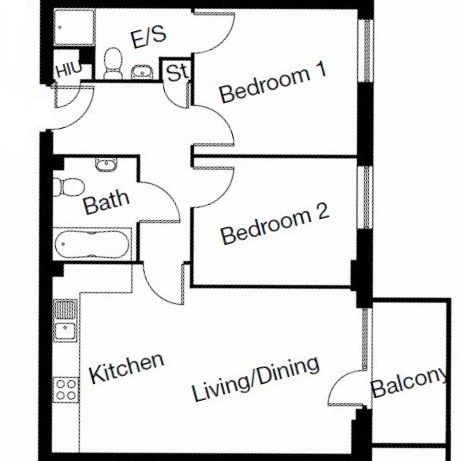 1 Bedrooms Flat to rent in Maxwell Road, Romford RM7