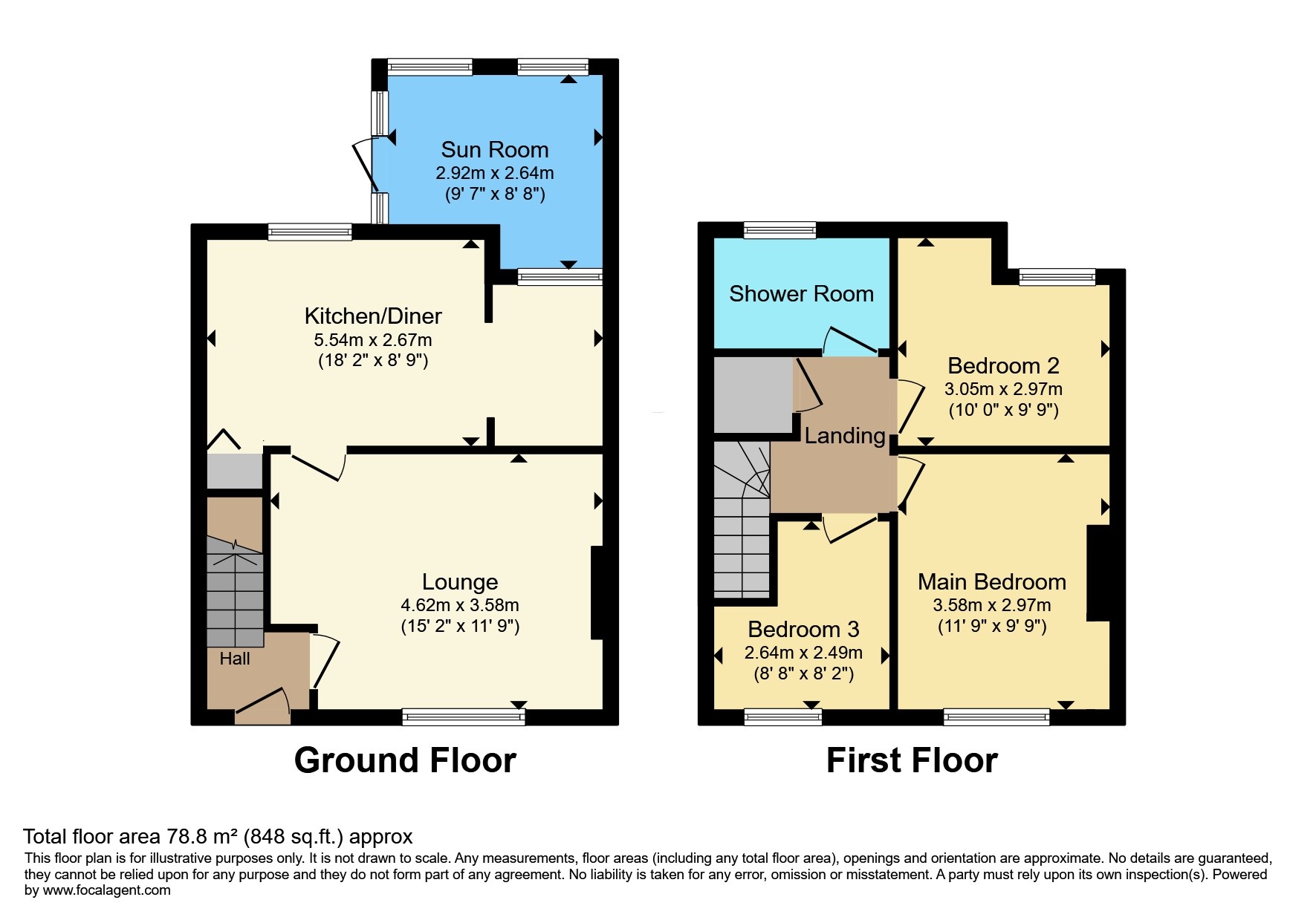 52, Ransom Avenue, Worcester floorplan