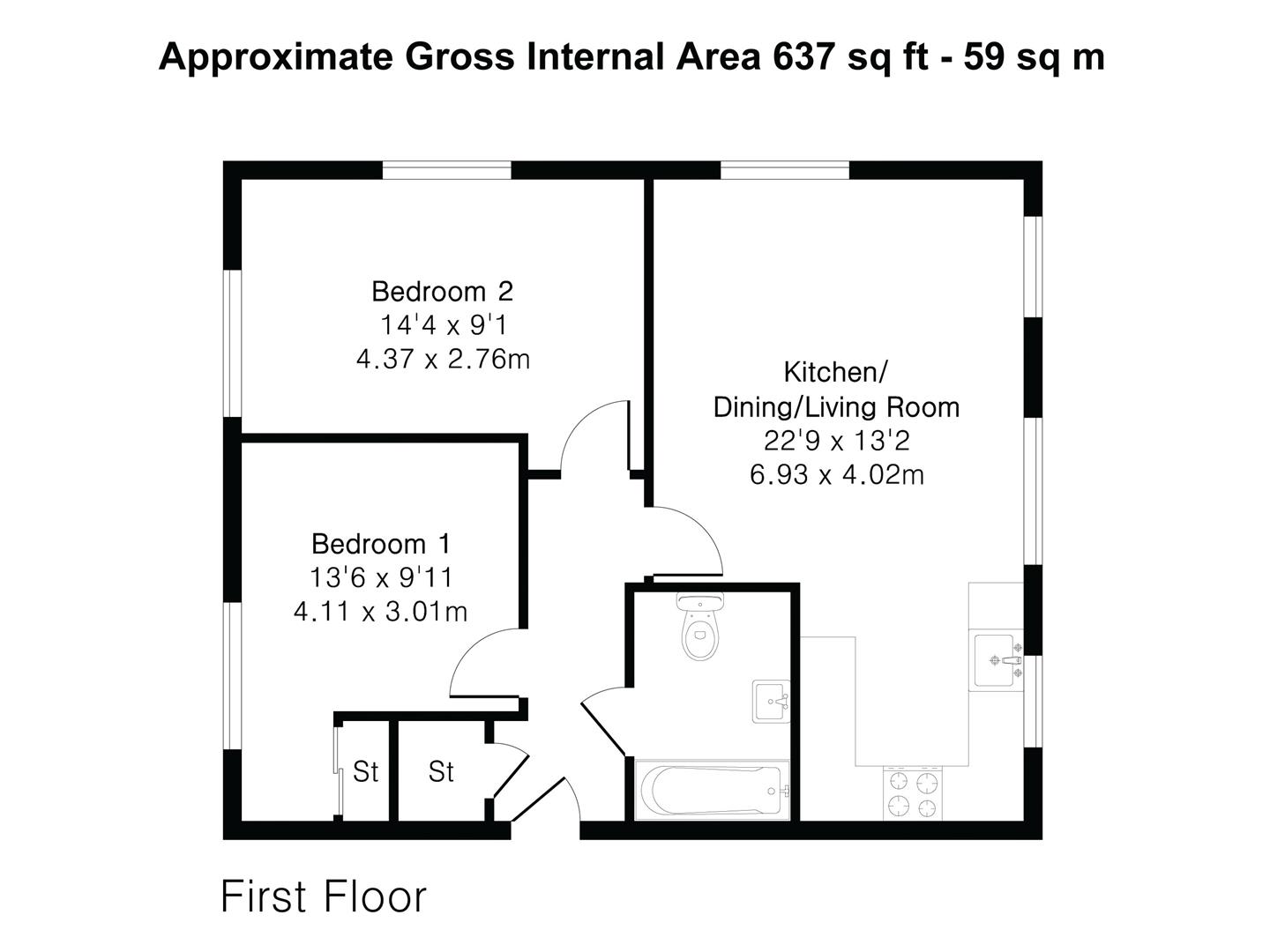 14, North Lodge Park, Milton floorplan
