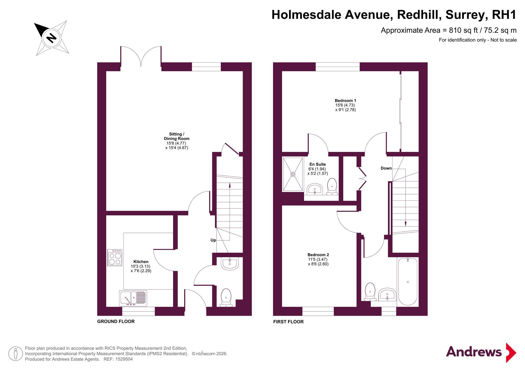 46, Holmesdale Avenue, Surrey floorplan