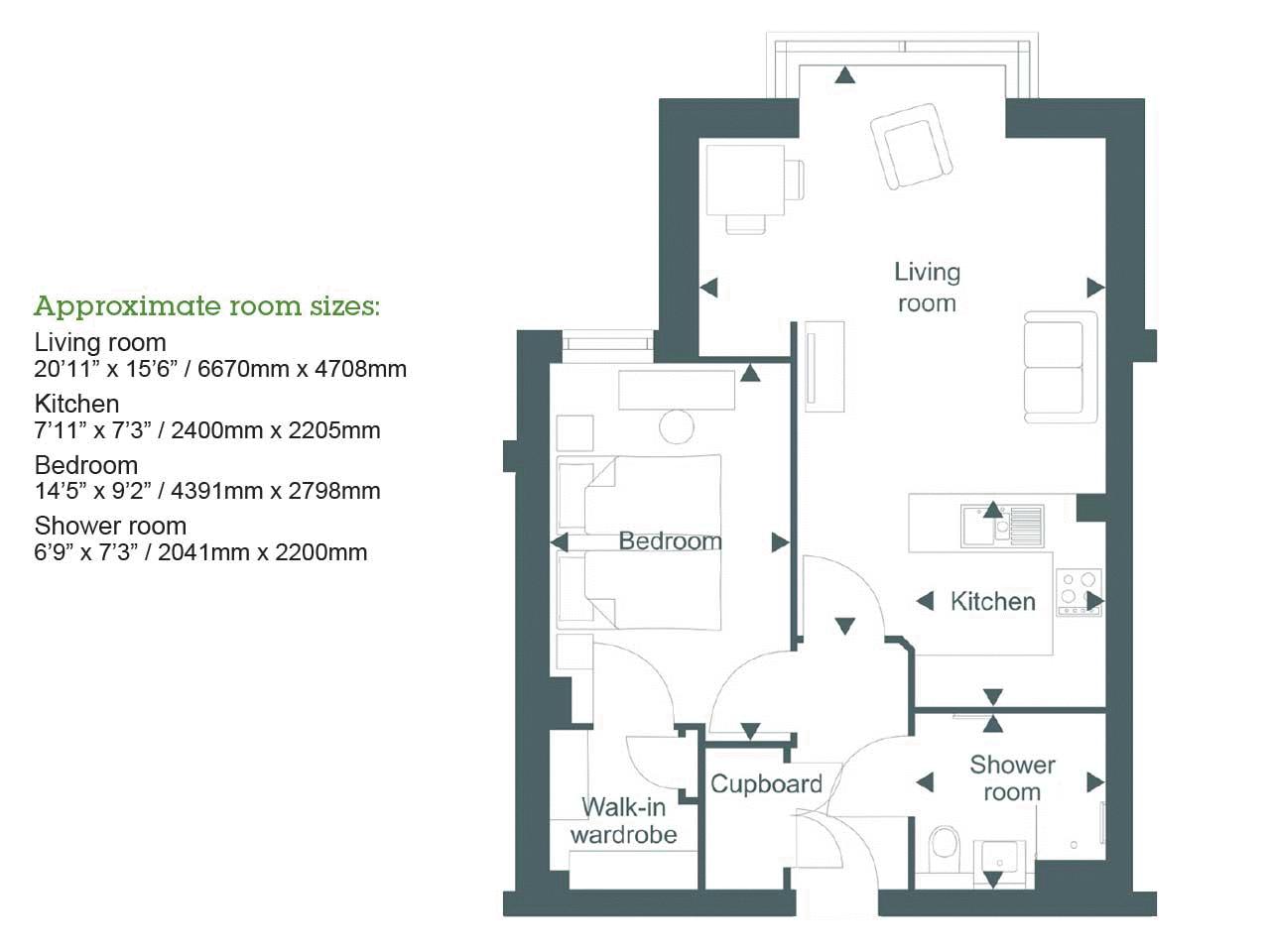1 Bedrooms Flat for sale in Addington Road, Selsdon, South Croydon CR2