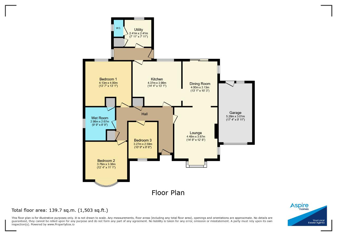 3, Lakeside Close, Wisbech floorplan