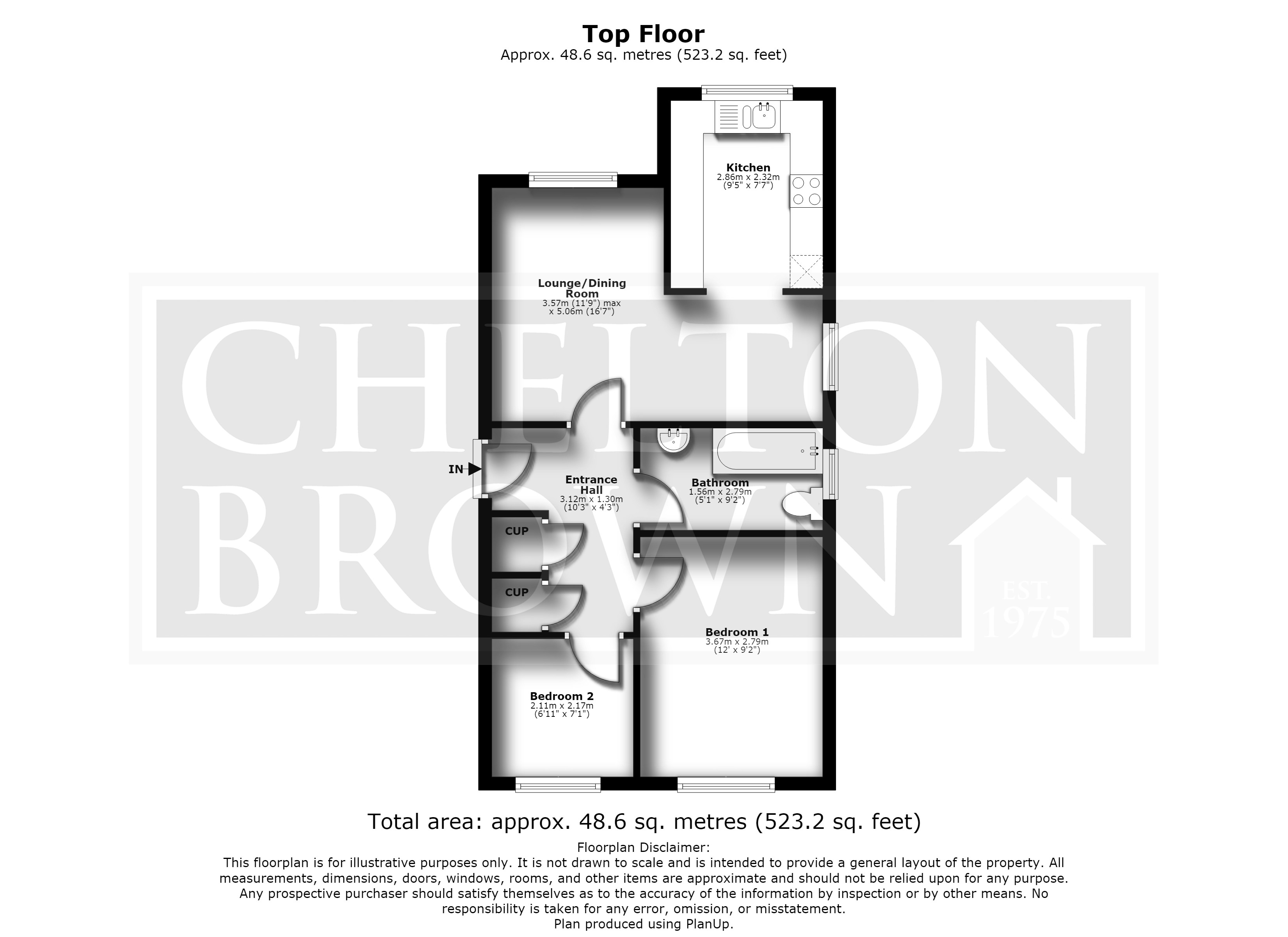17, Plough Close, Northamptonshire floorplan