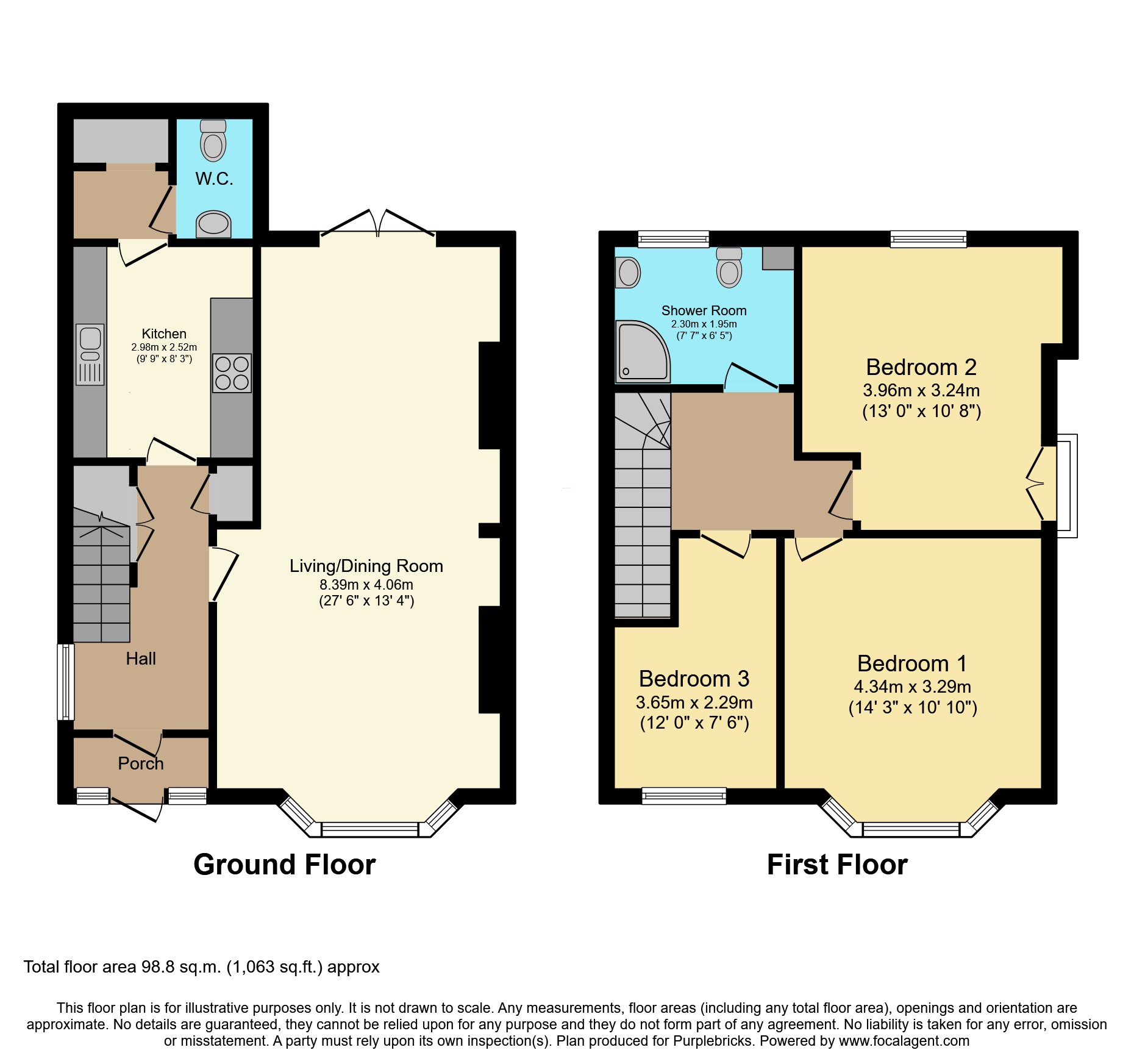 17, Peel Road, Brighton floorplan