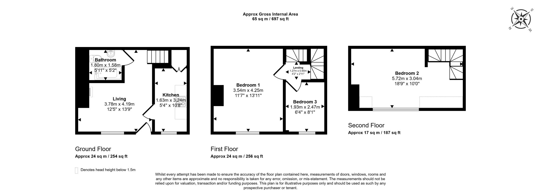 15, East Park Grove, Leeds floorplan