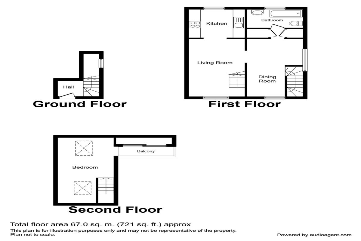 1 Bedrooms Flat for sale in High Street, Ticehurst, Wadhurst TN5