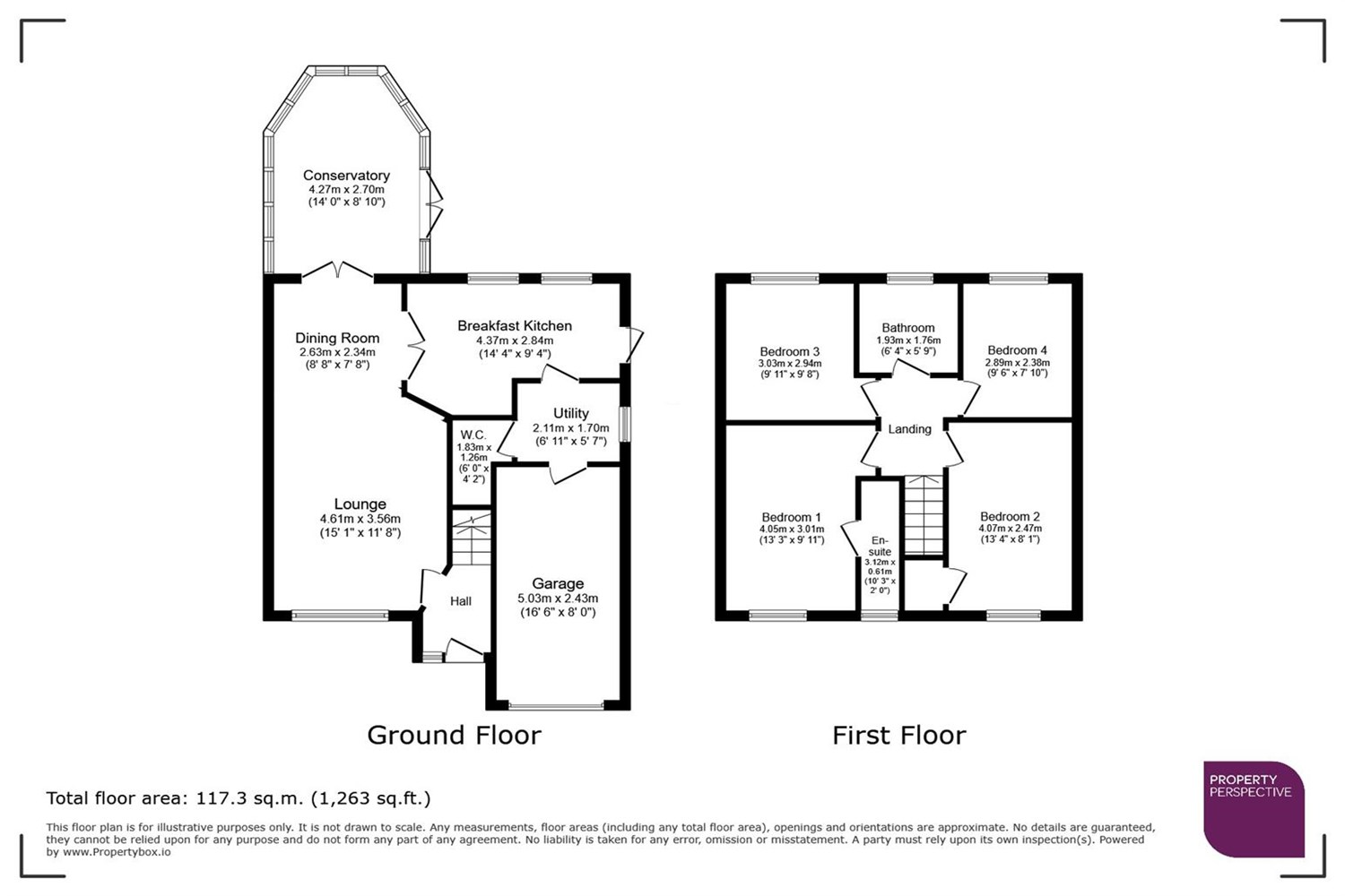 28, Betony Close, Scunthorpe floorplan
