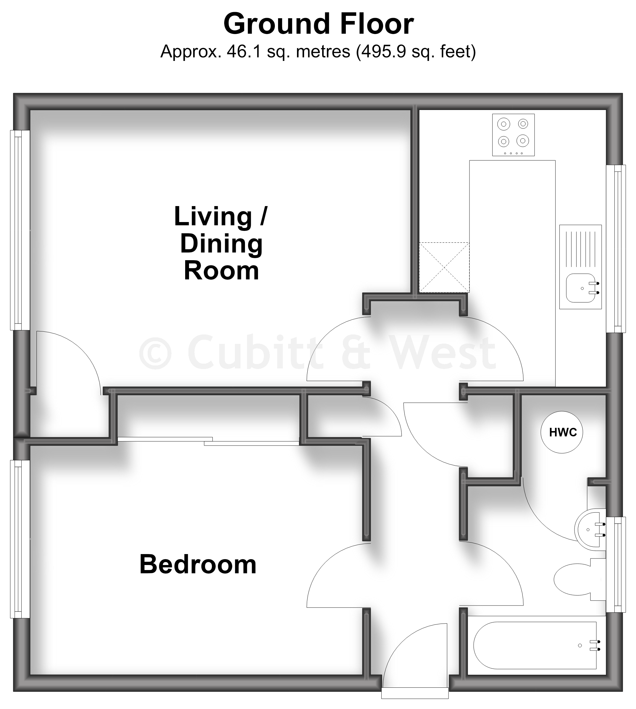 2, Greathurst End, Great Bookham floorplan