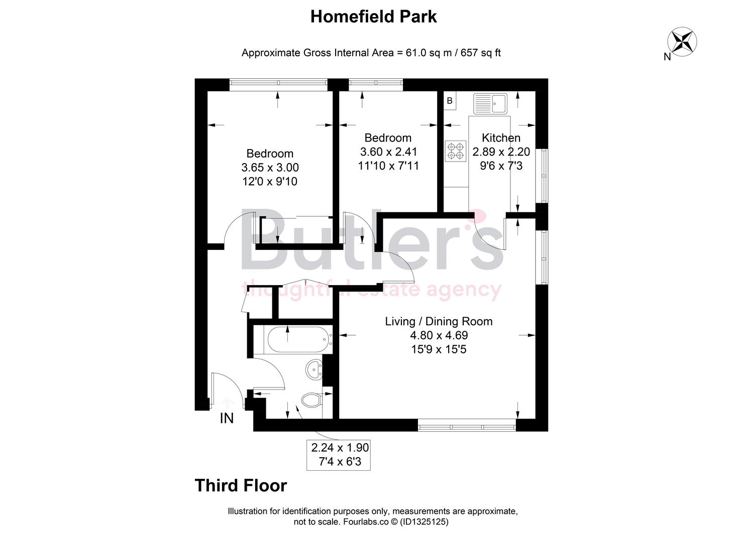20, Homefield Park, Sutton floorplan