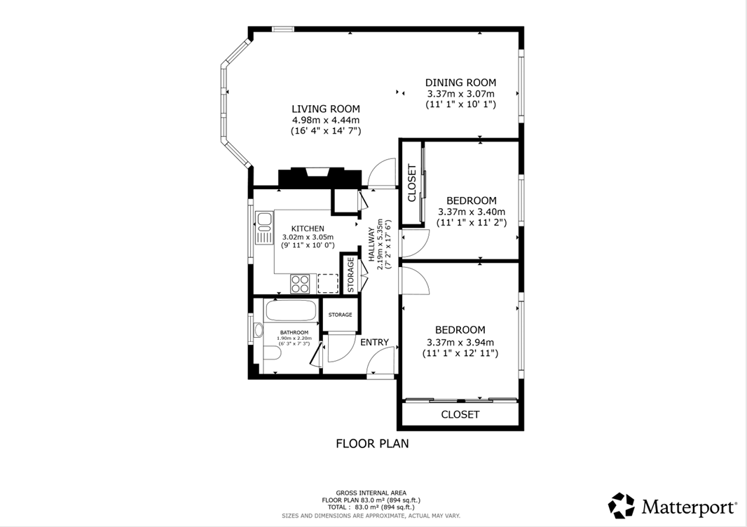22 Greenbank Court Flats, 14, Hill Crescent, Glasgow floorplan