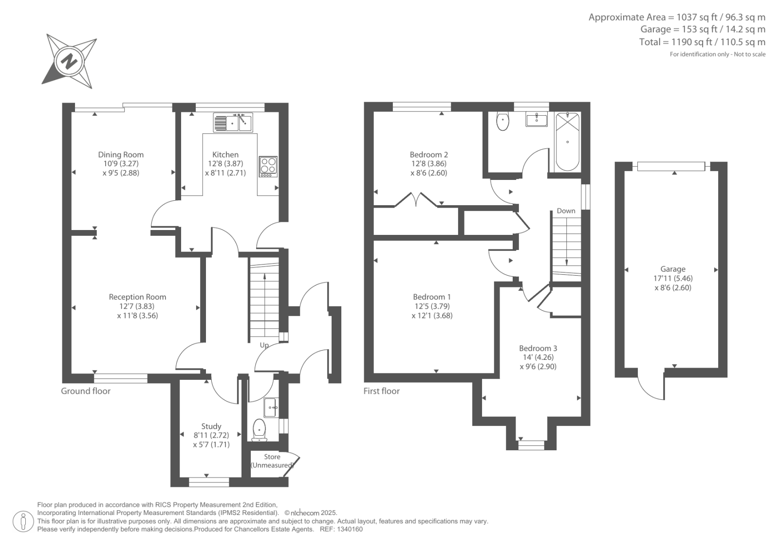 4, Sandhills Way, Reading floorplan