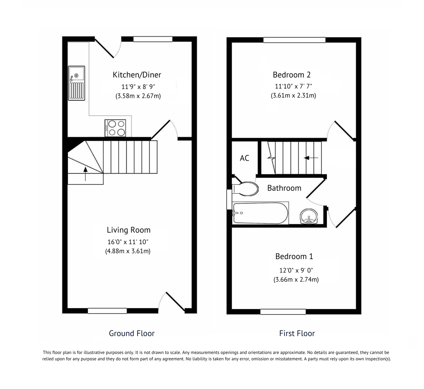76, Swift Close, Letchworth Garden City floorplan