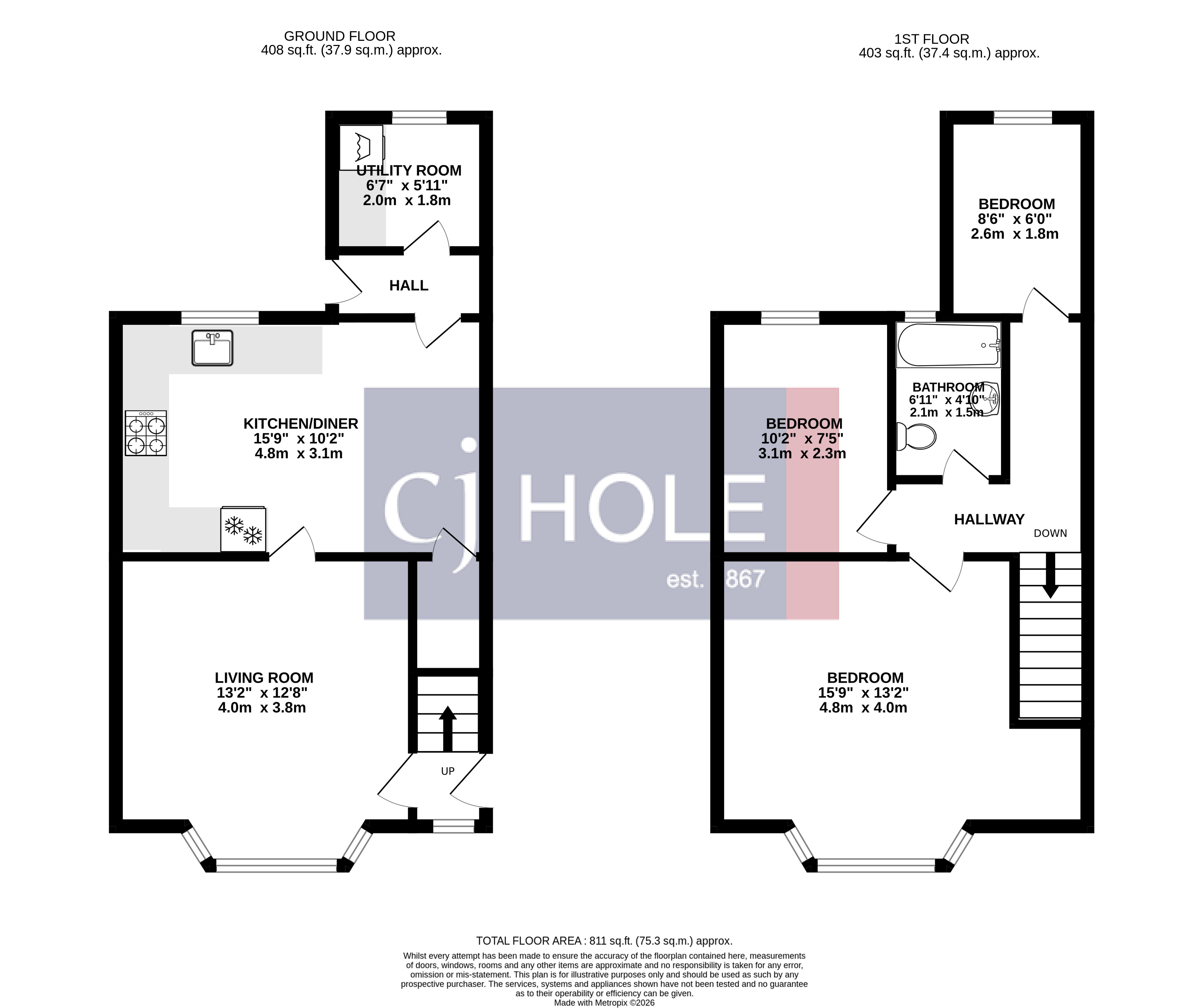107, Hanham Road, Gloucestershire floorplan