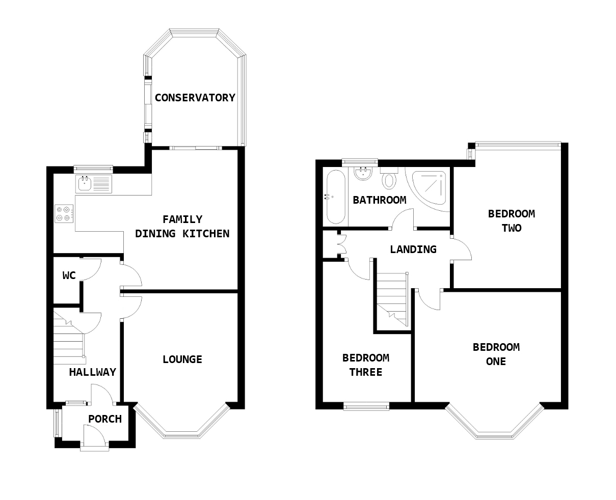 8, Beach Road, Fleetwood floorplan
