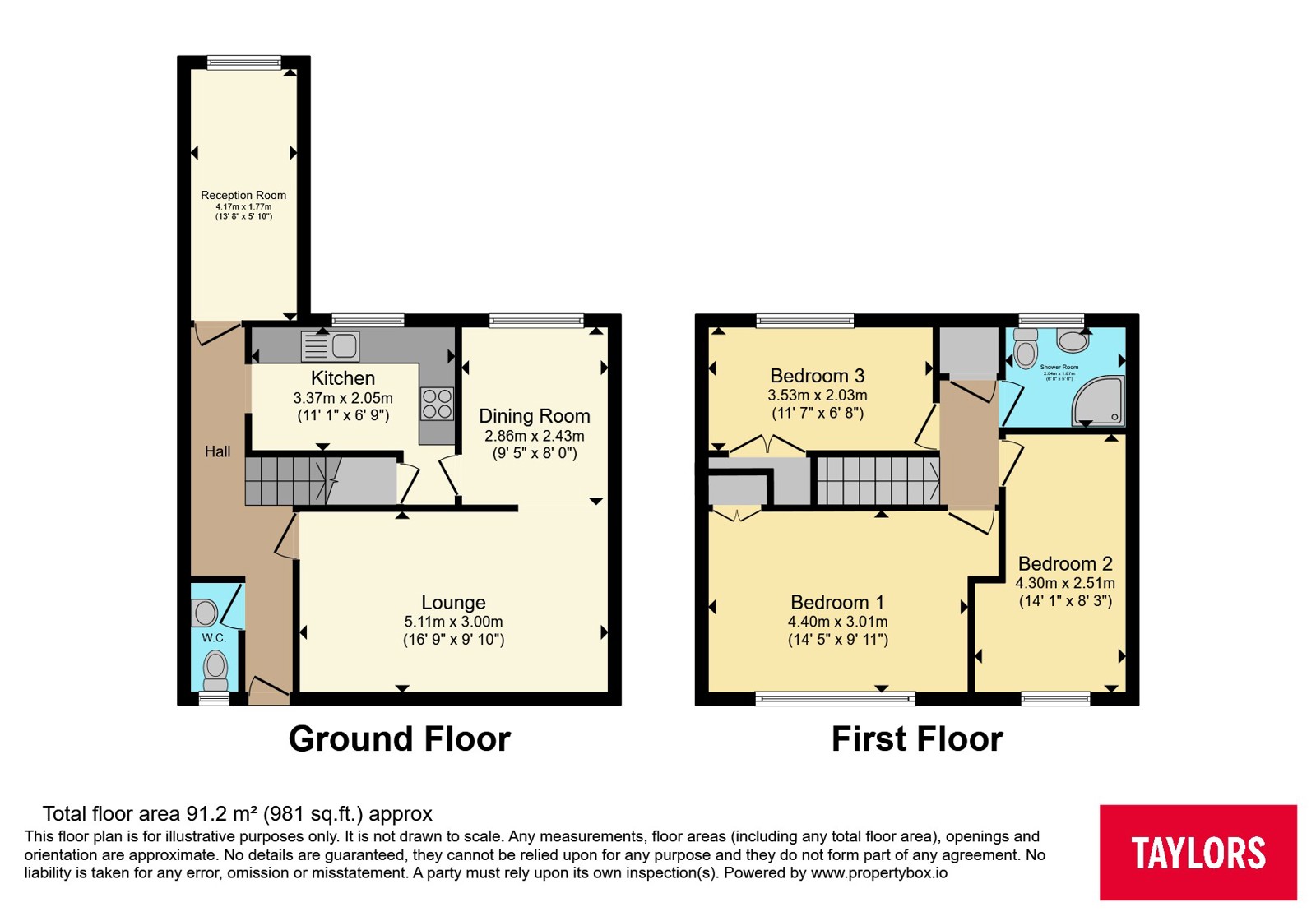 119, Webb Rise, Hertfordshire floorplan