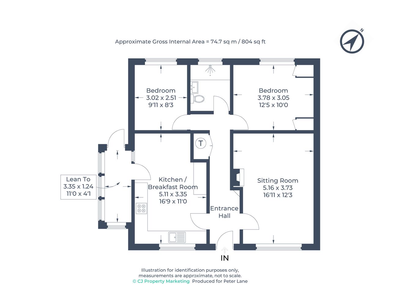 42, Drake Road, St Neots floorplan