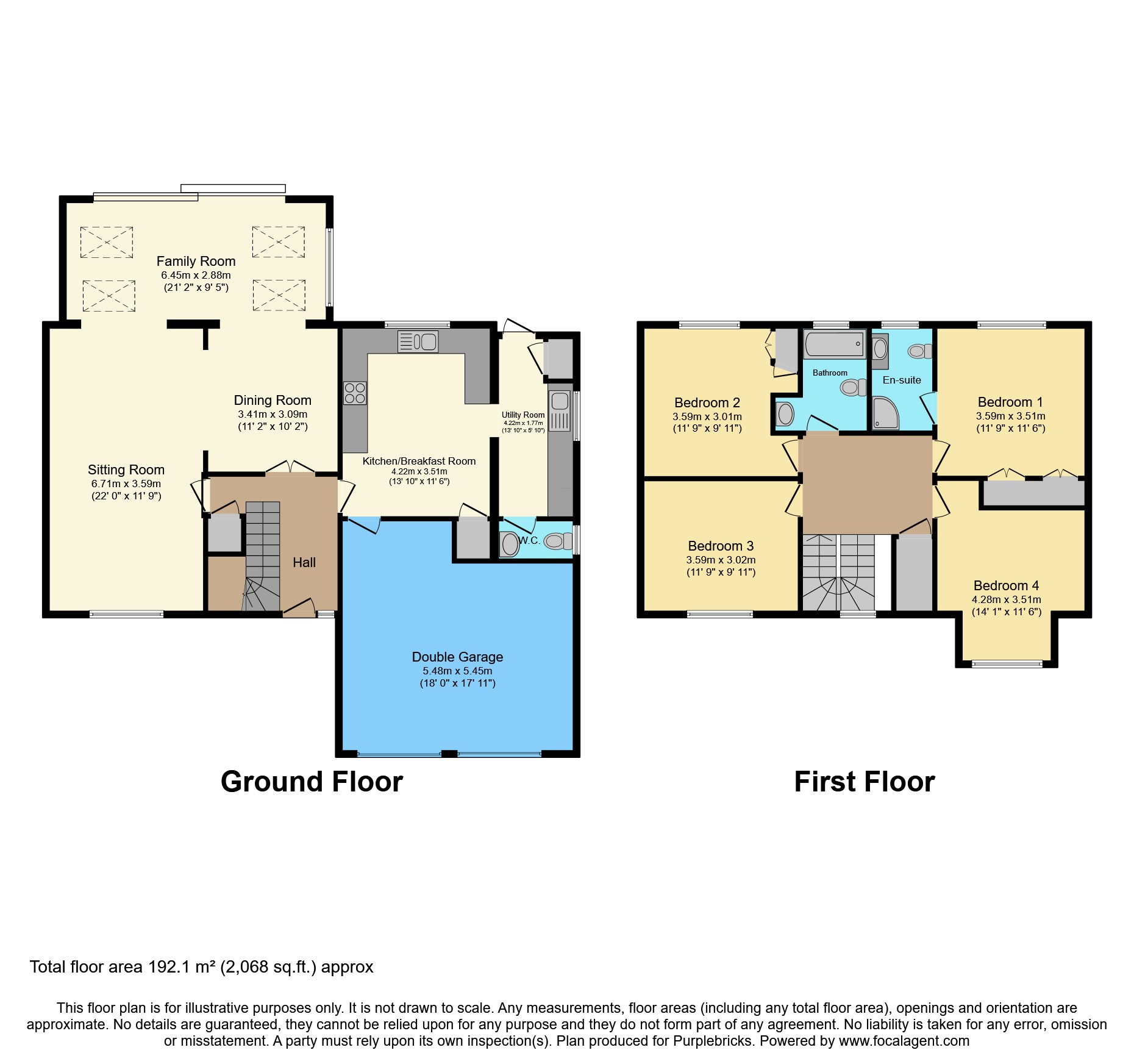 41, Wash Road, Basildon floorplan