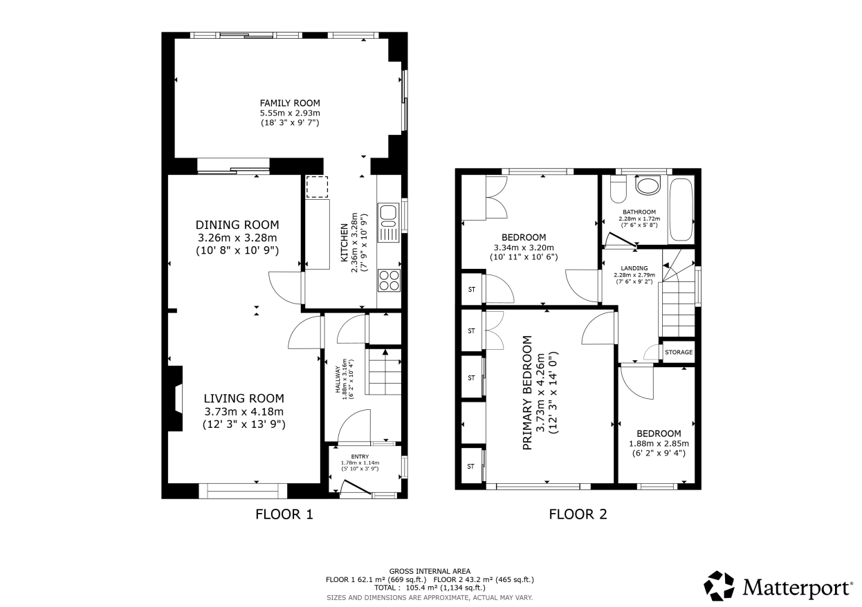 105, Craighlaw Avenue, Glasgow floorplan