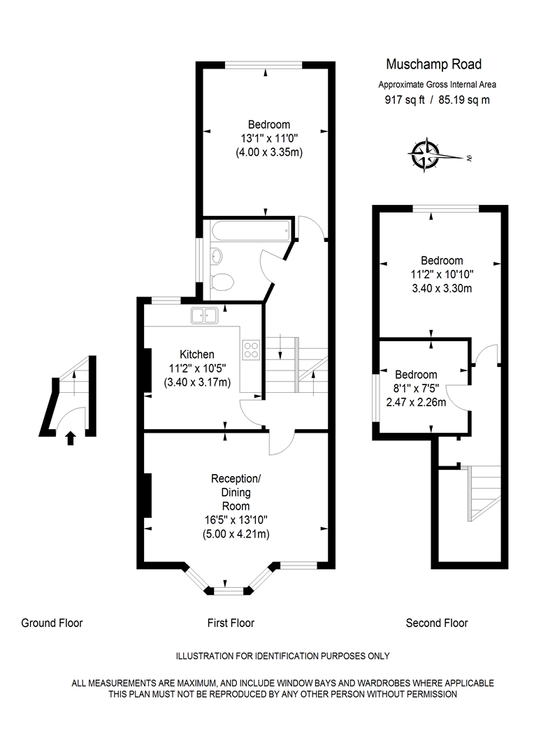 Muschamp Road, London floorplan