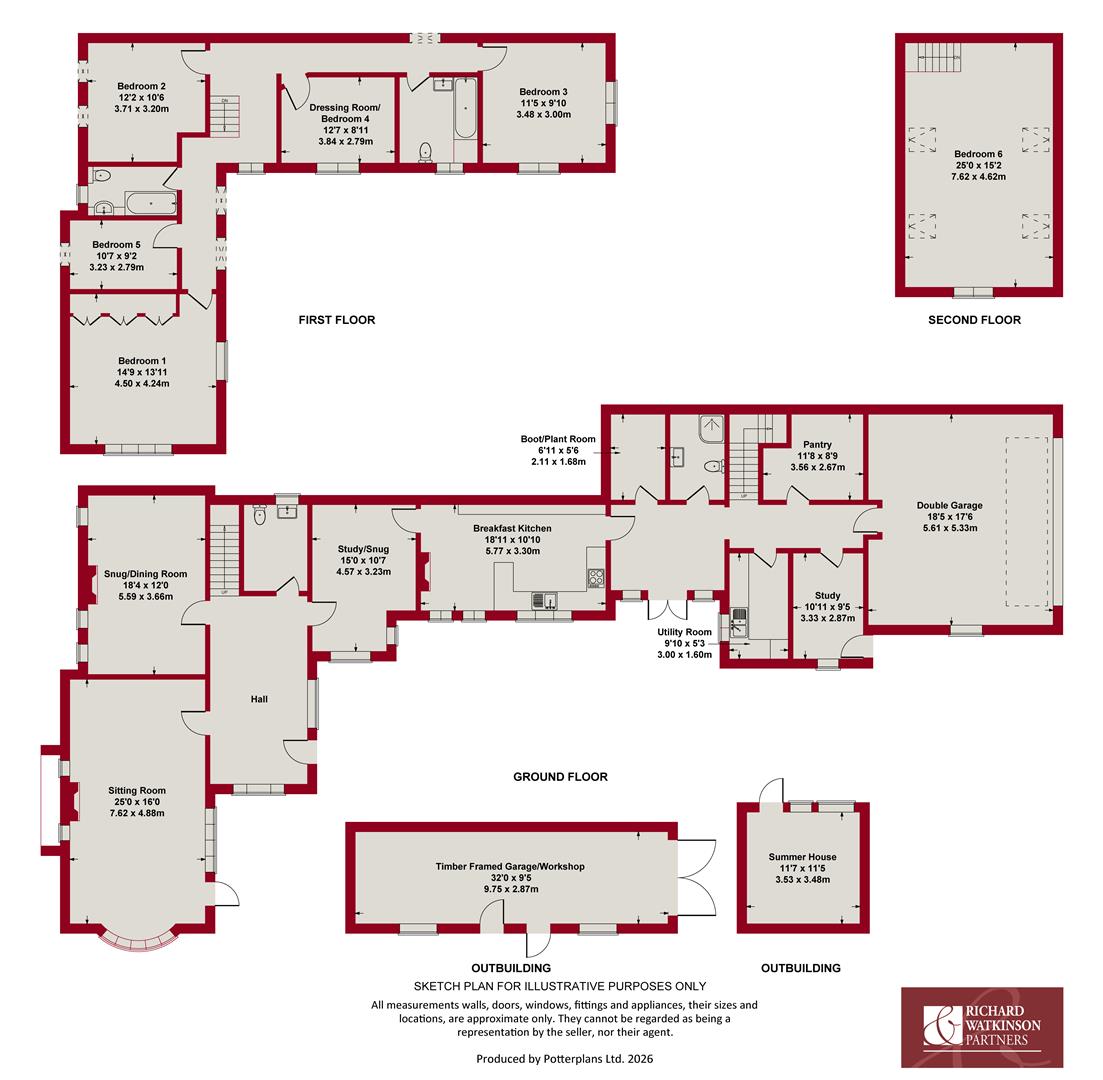 Spindlecroft, 18 Church Close, Hose floorplan