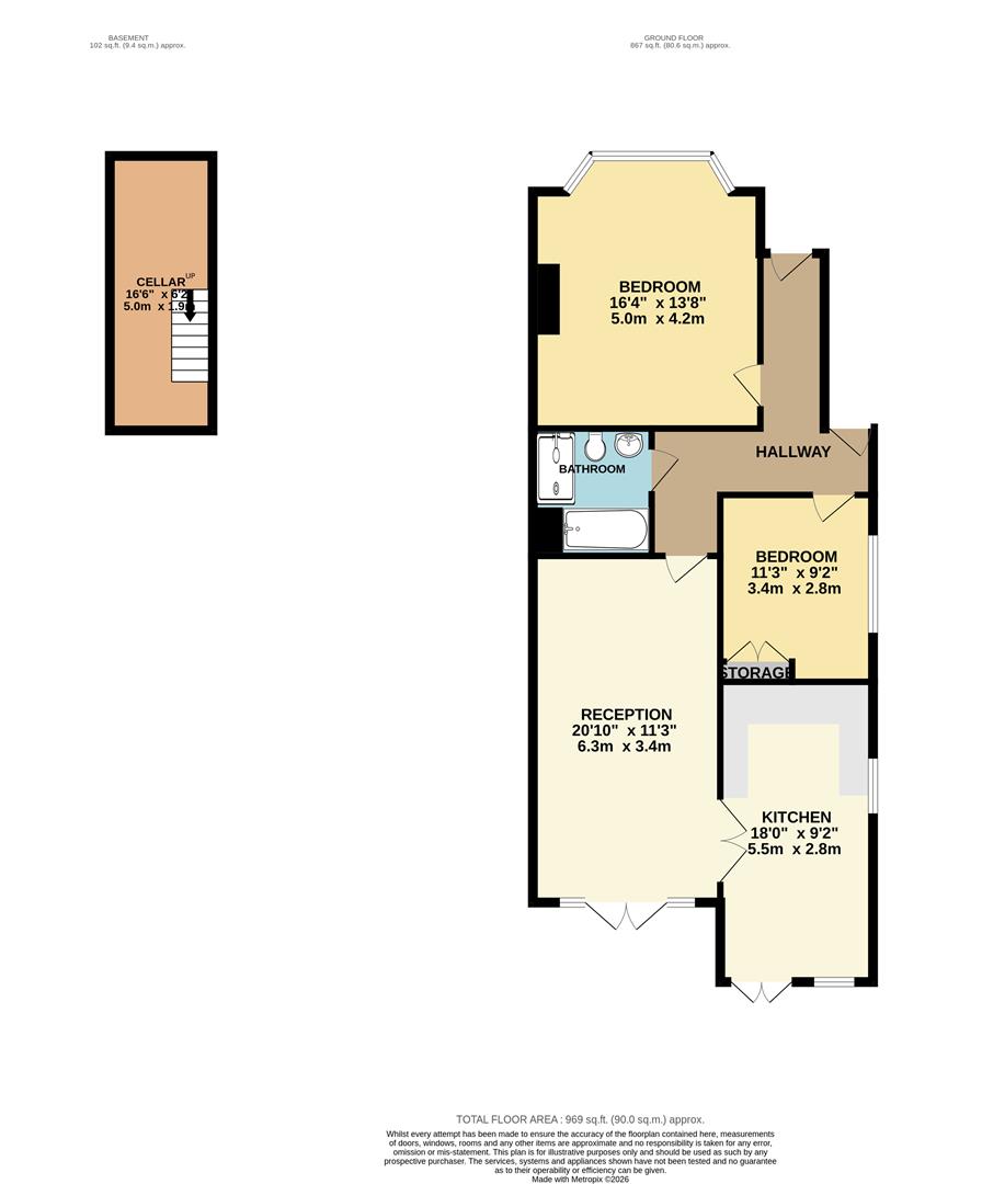 Langley Drive, Wanstead floorplan