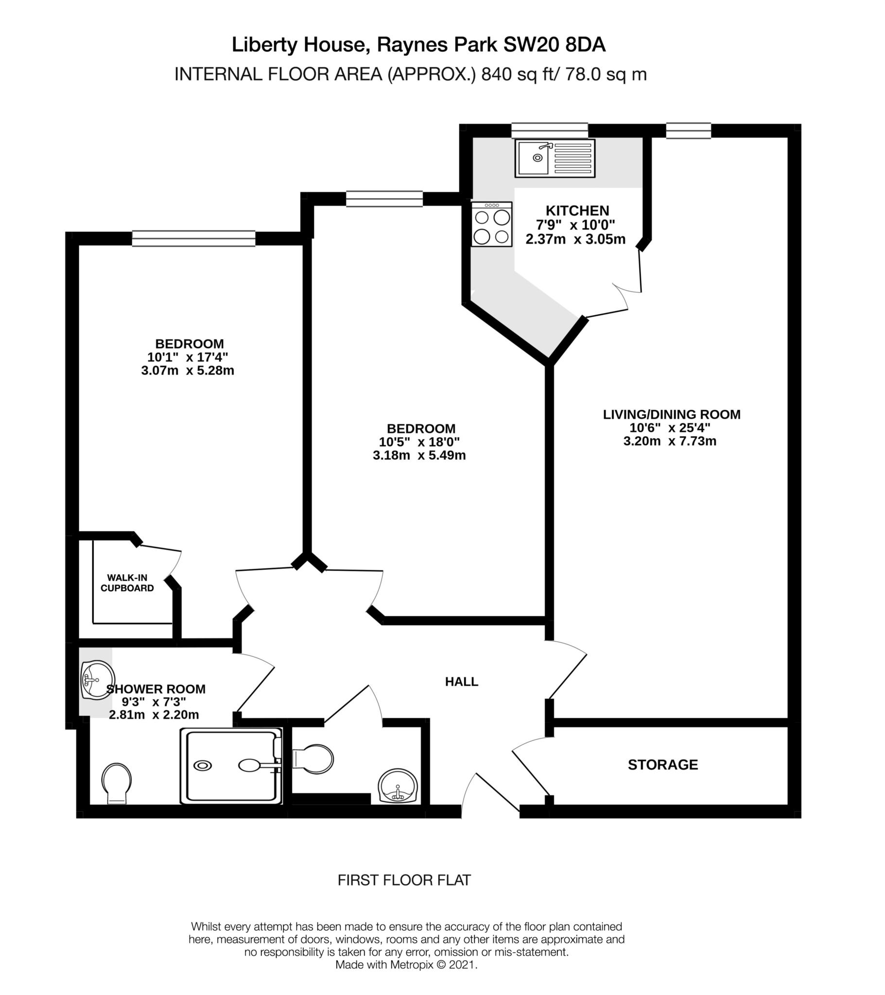 Liberty House 17, Kingston Road, London floorplan