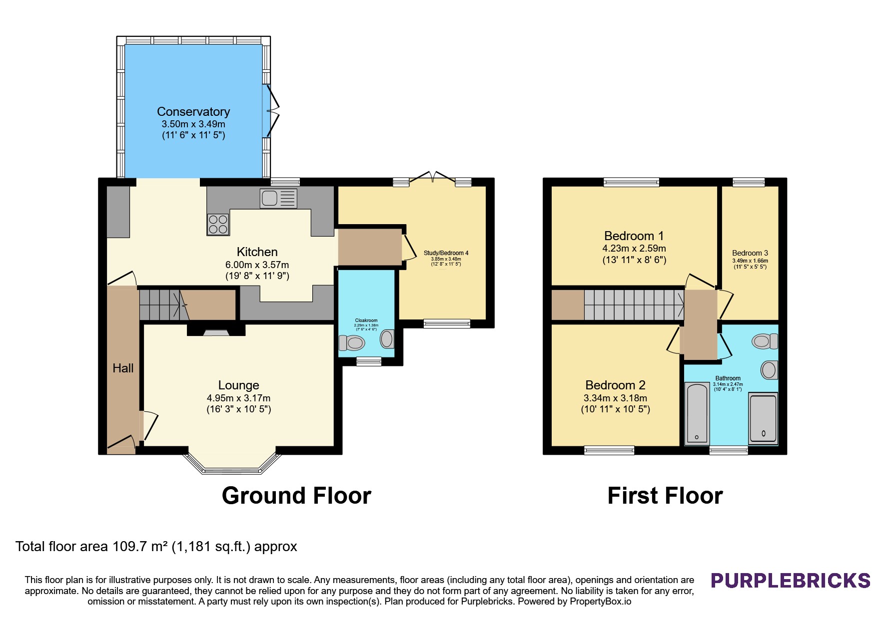 8, Tilbrook Close, Stoke-on-Trent floorplan
