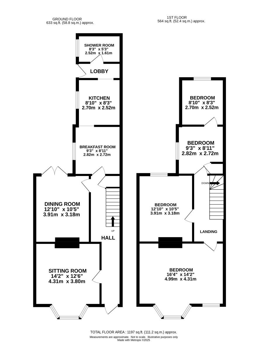 103 Gloucester Street, Norwich floorplan
