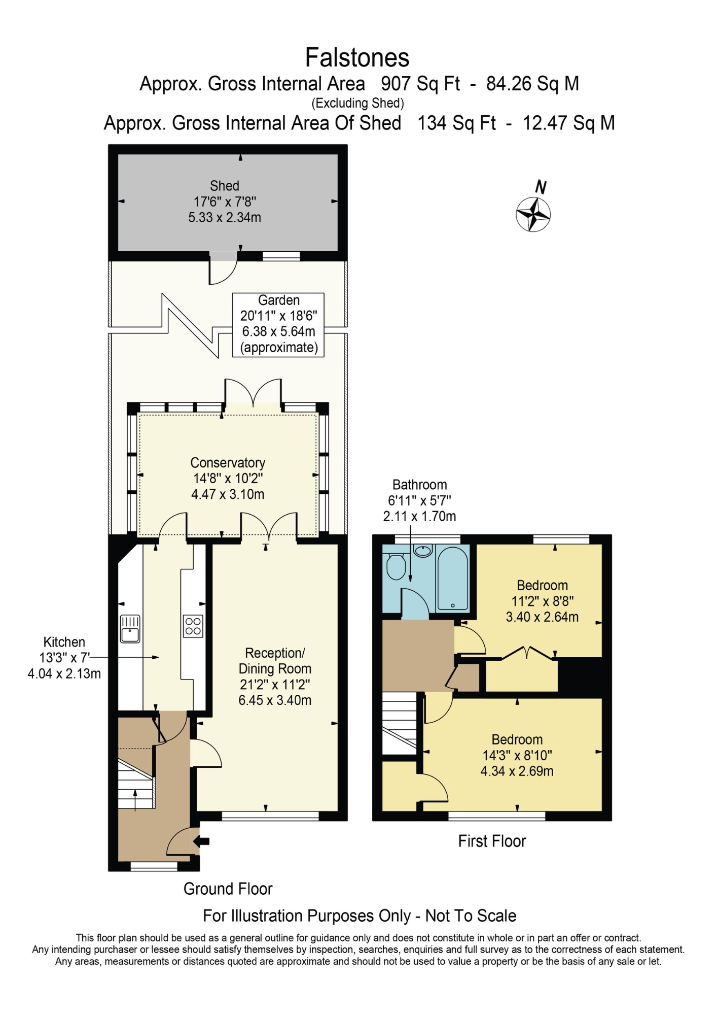 56, Falstones, Essex floorplan