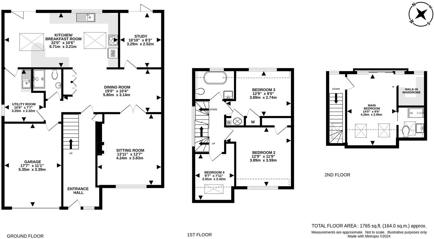 3 Heath Farm Cottages, Church Lane, Epsom floorplan