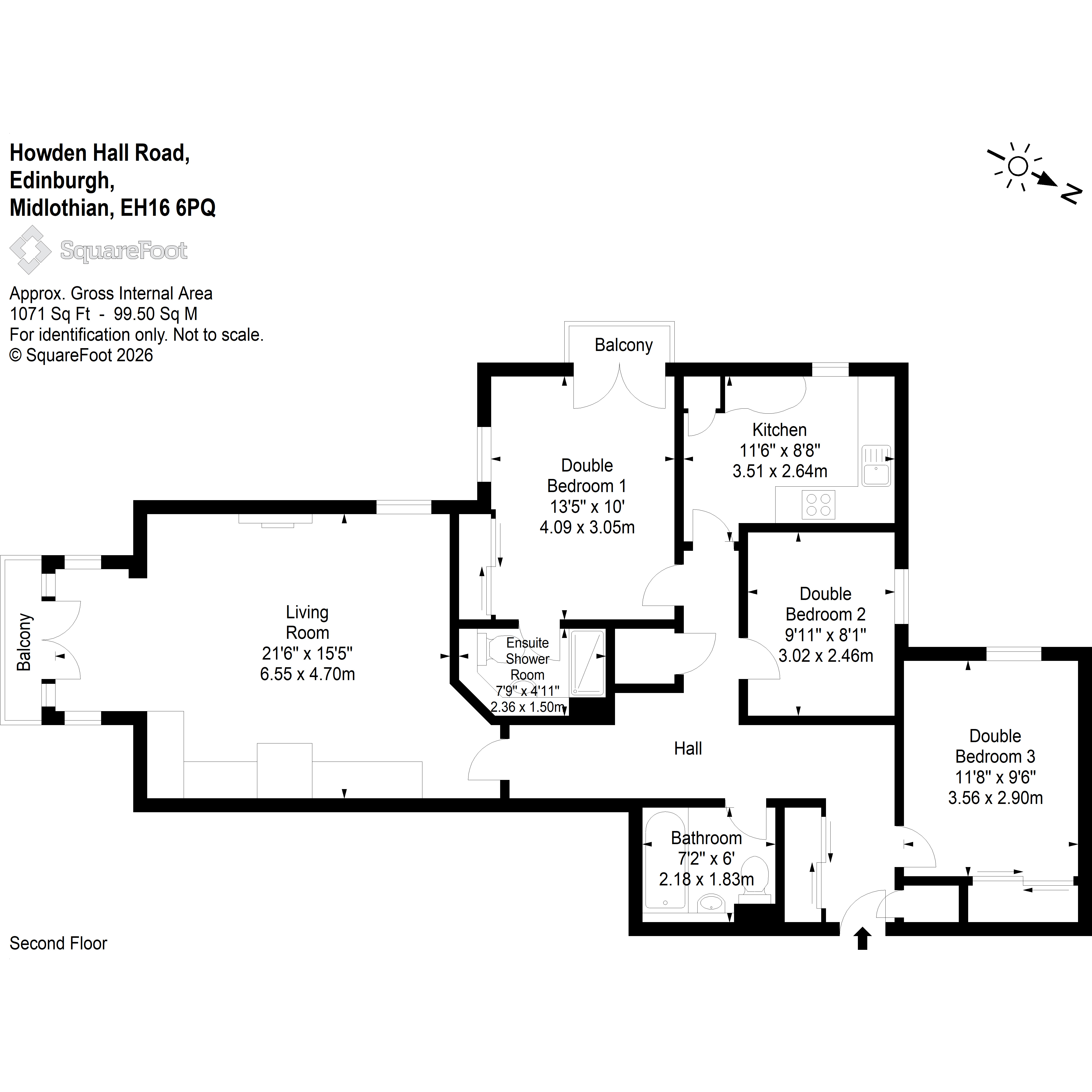 Howden Hall Road, Liberton Edinburgh floorplan