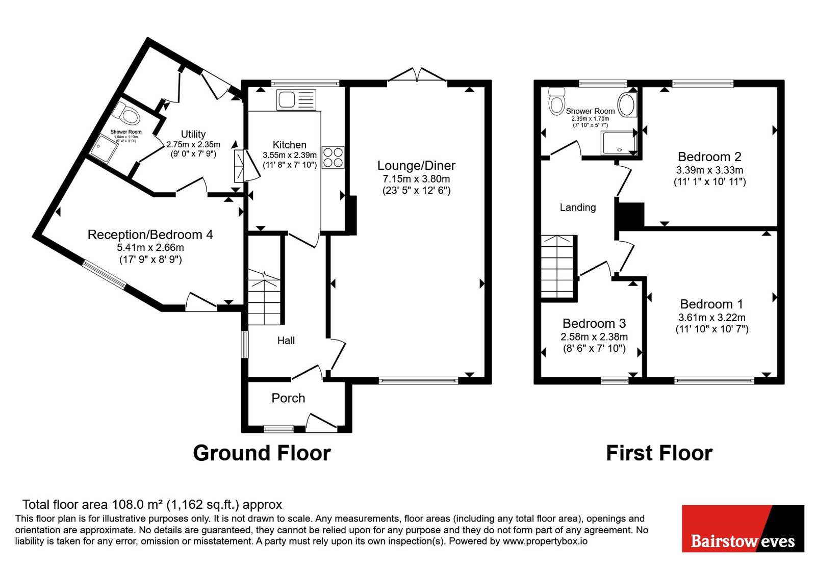 1, Stowell Avenue, Croydon floorplan