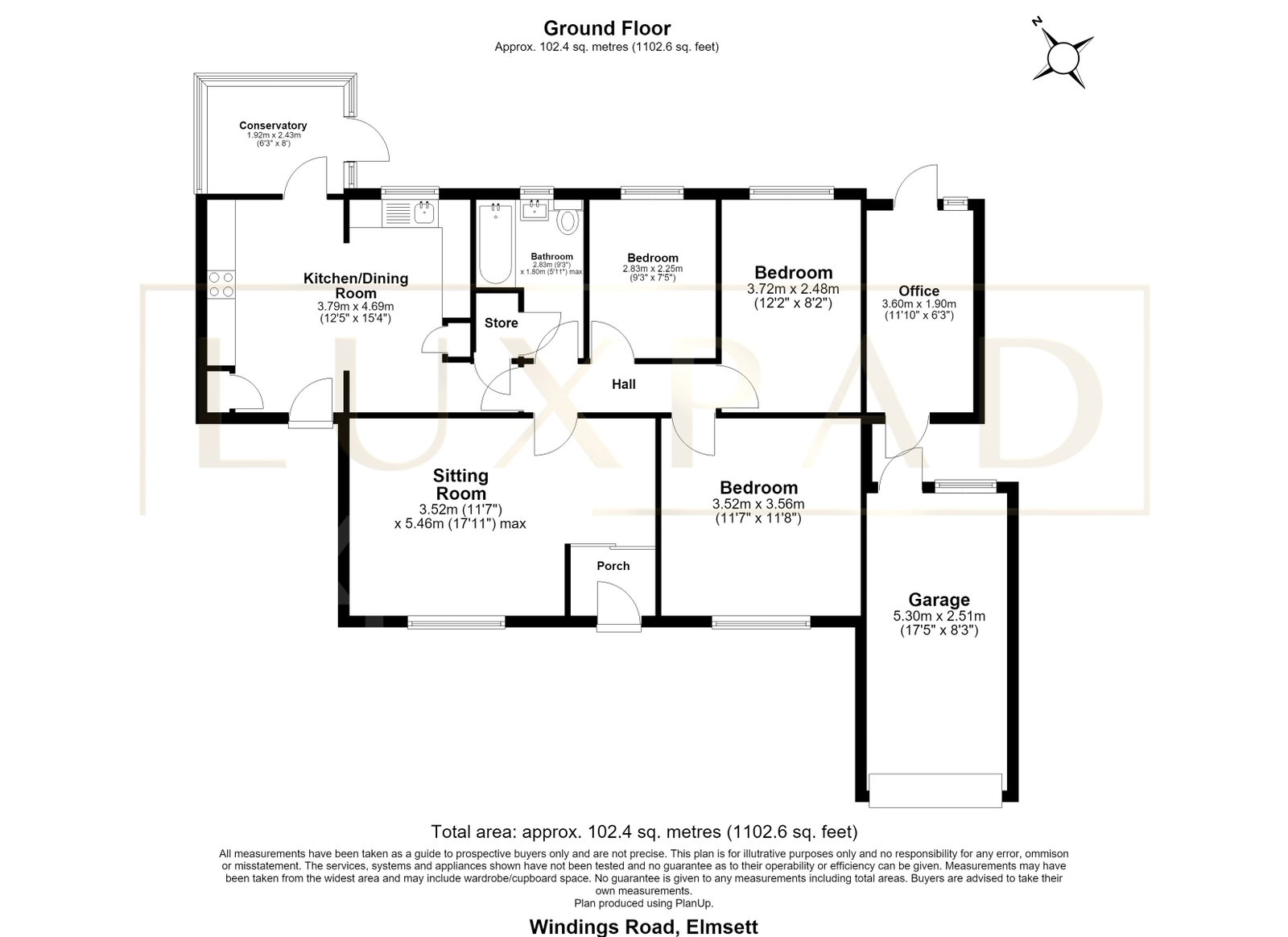 15, Windings Road, Ipswich floorplan