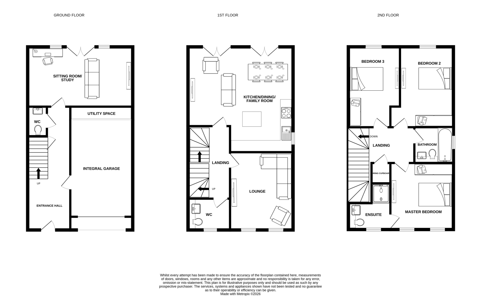 19 Cedar Square, Nether Alderley, Macclesfield floorplan
