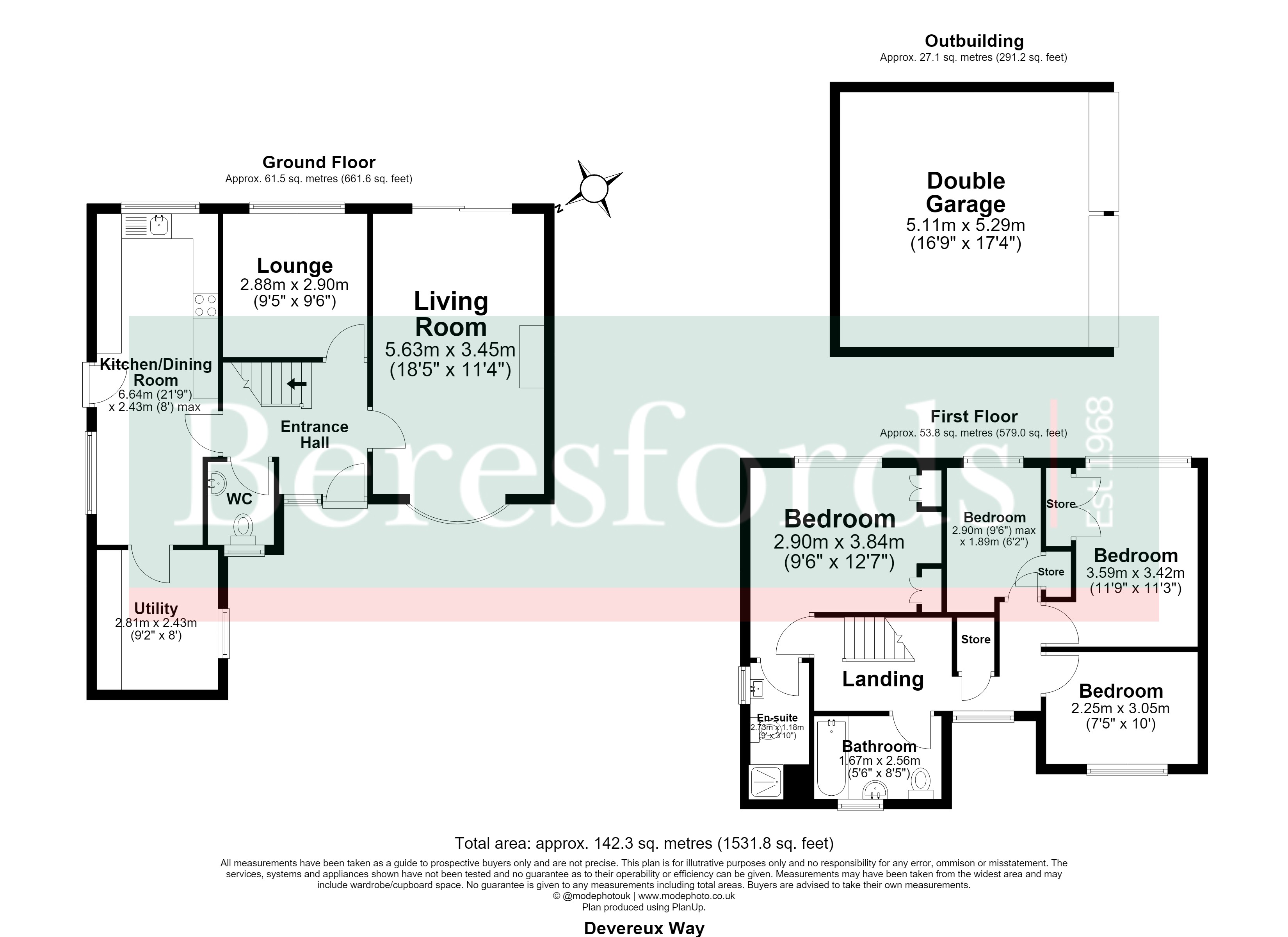 11, Devereux Way, Essex floorplan