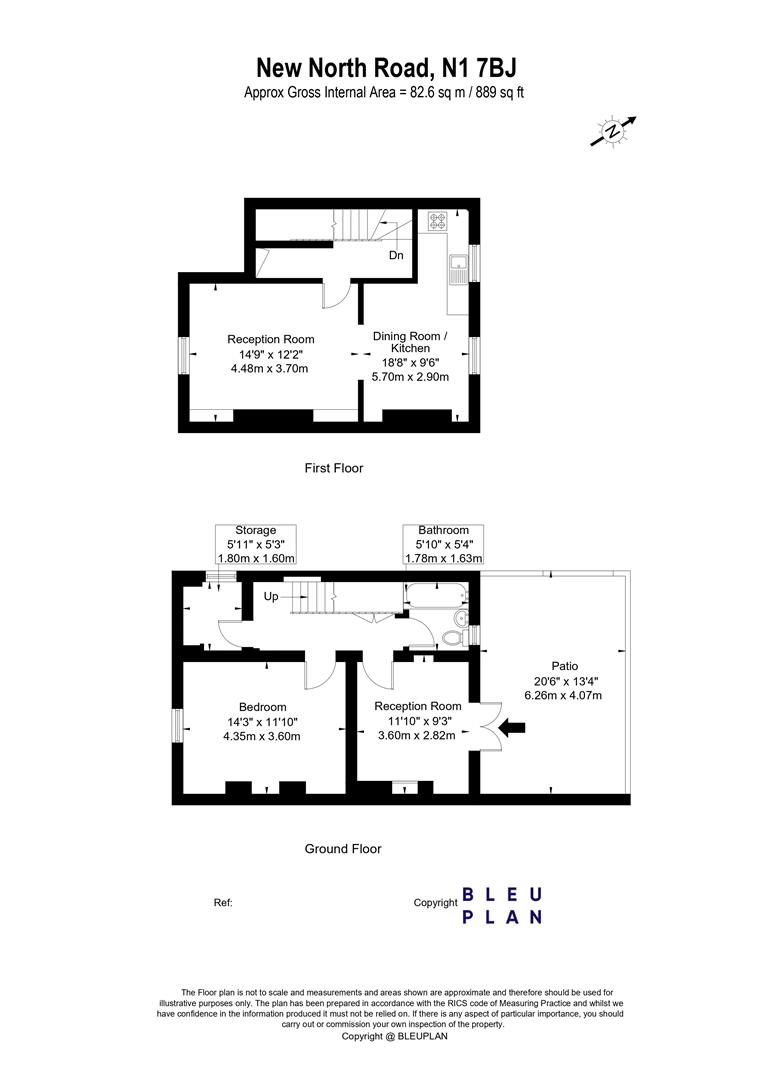 New North Road, London floorplan