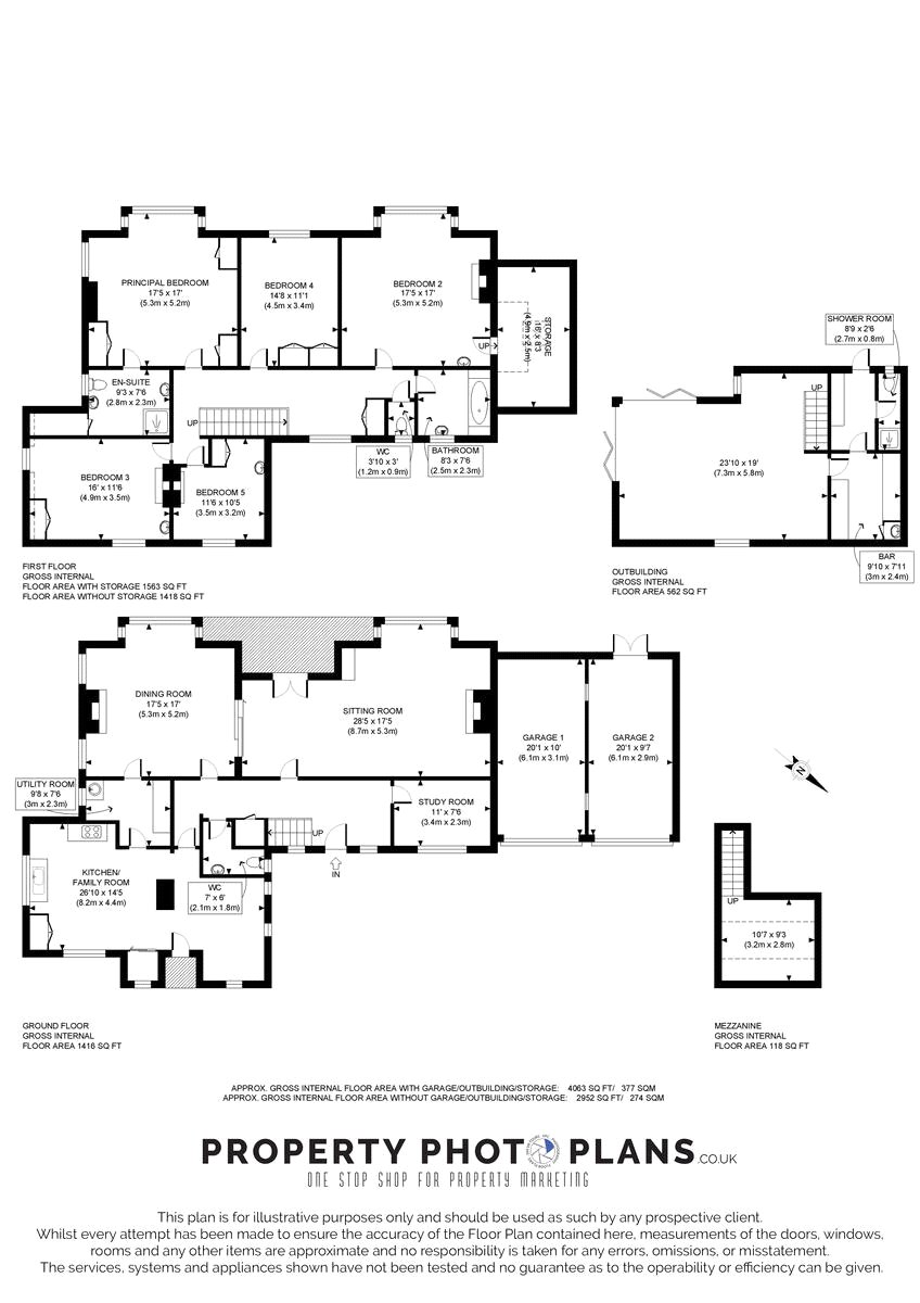 Brown Eaves,, Horsham Road, Guildford floorplan