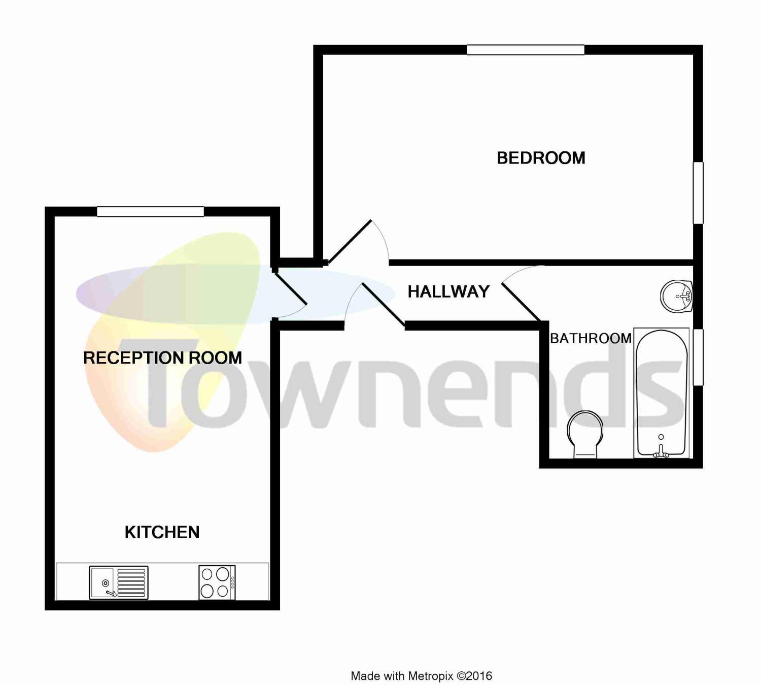 1 Bedrooms Flat to rent in Queens Road, Farnborough GU14