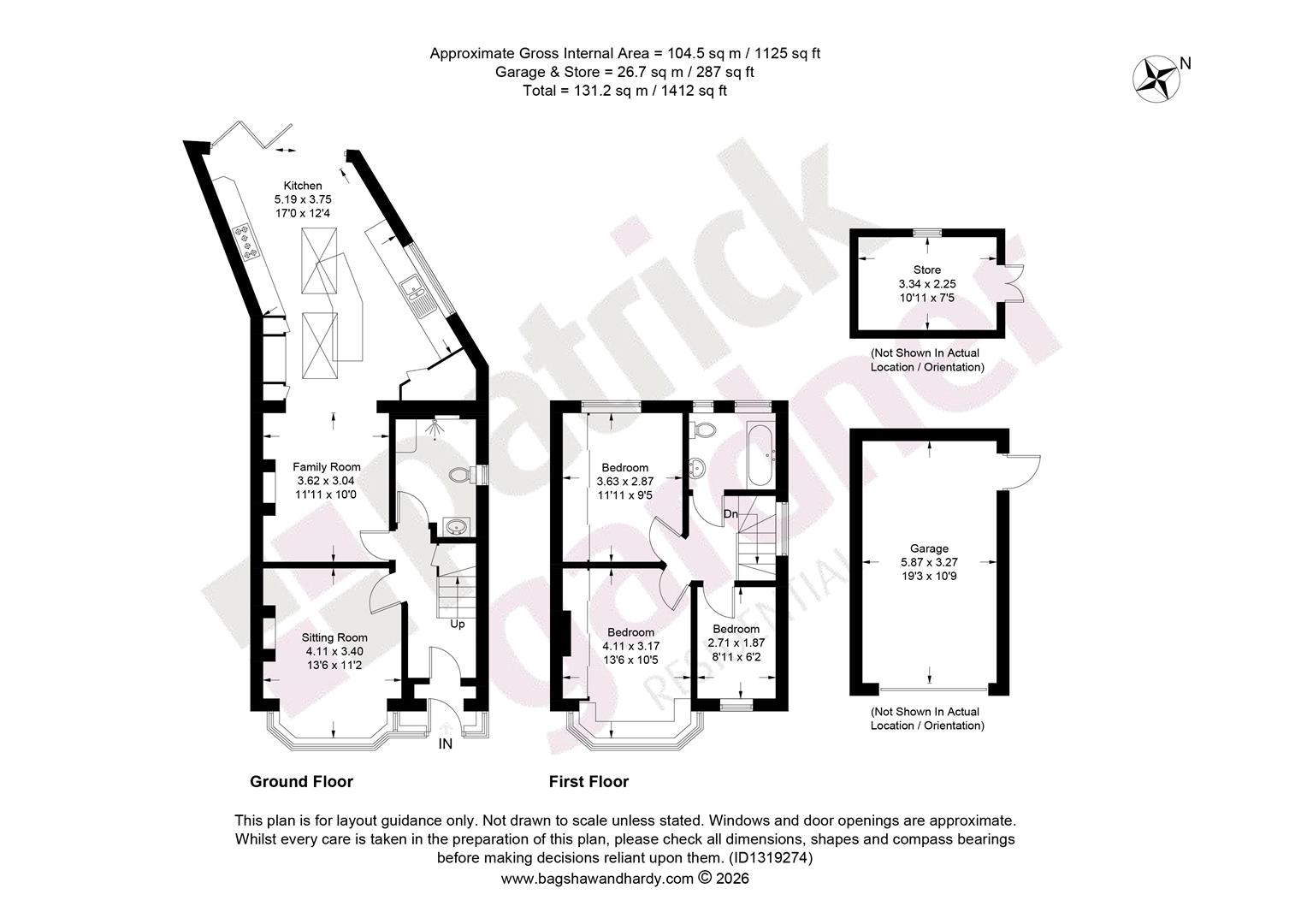 63, Parkway, Dorking floorplan
