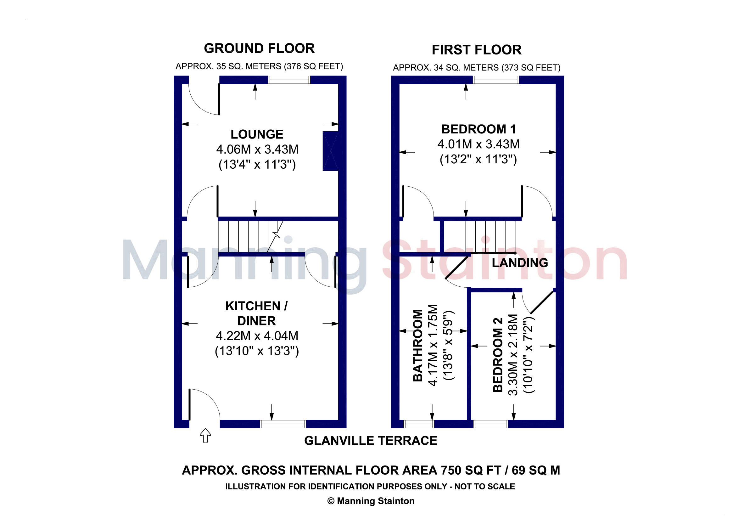 12, Glanville Terrace, Leeds floorplan