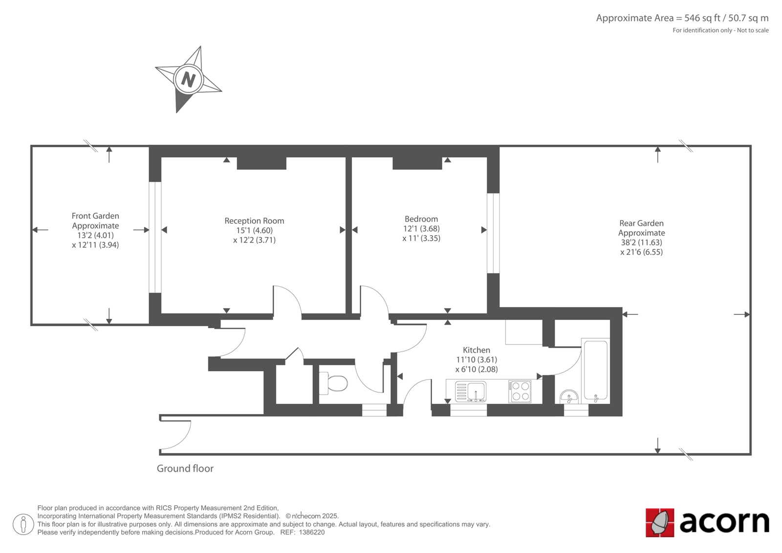 62A,, Burford Road, London floorplan