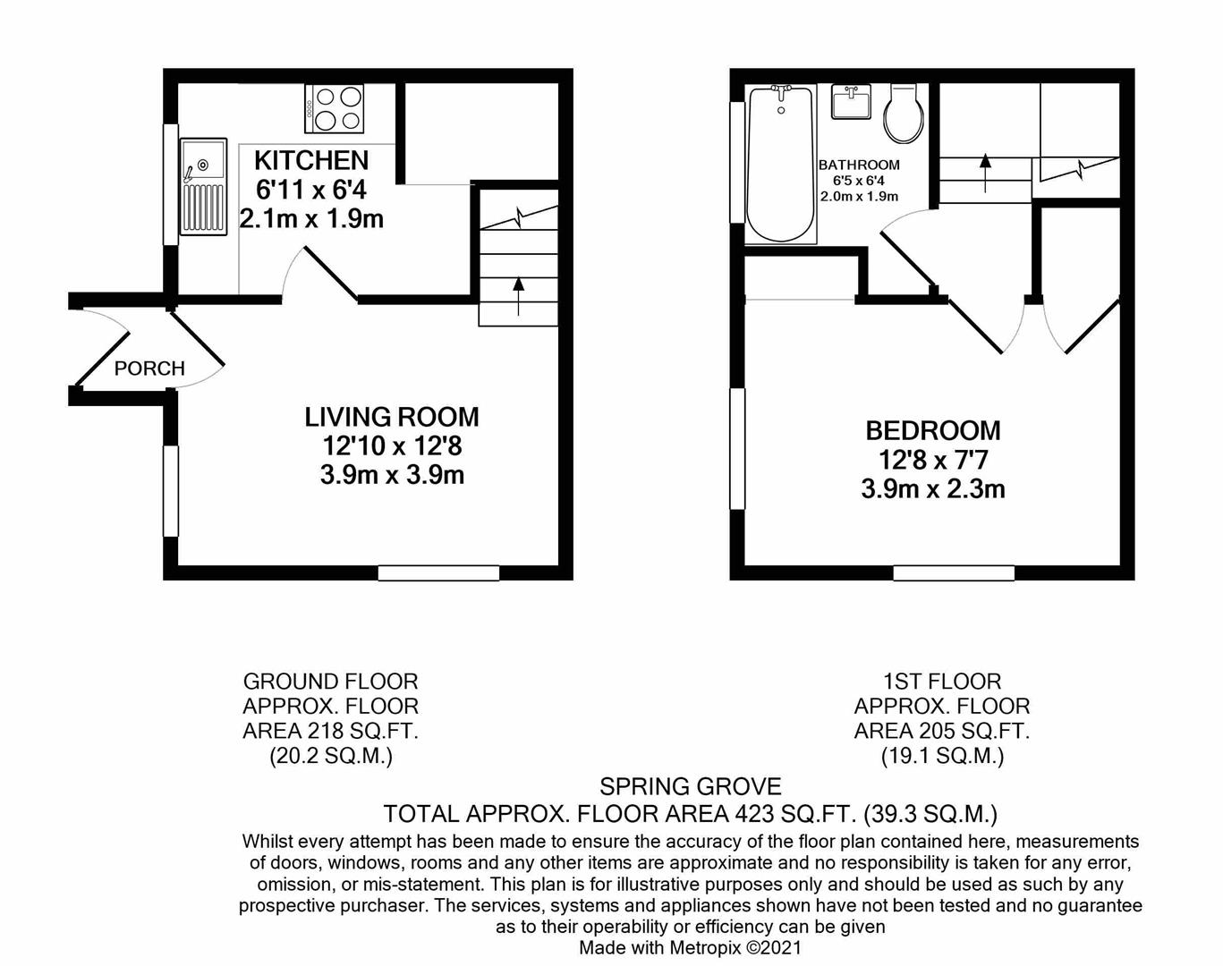 4, Spring Grove, Mitcham floorplan