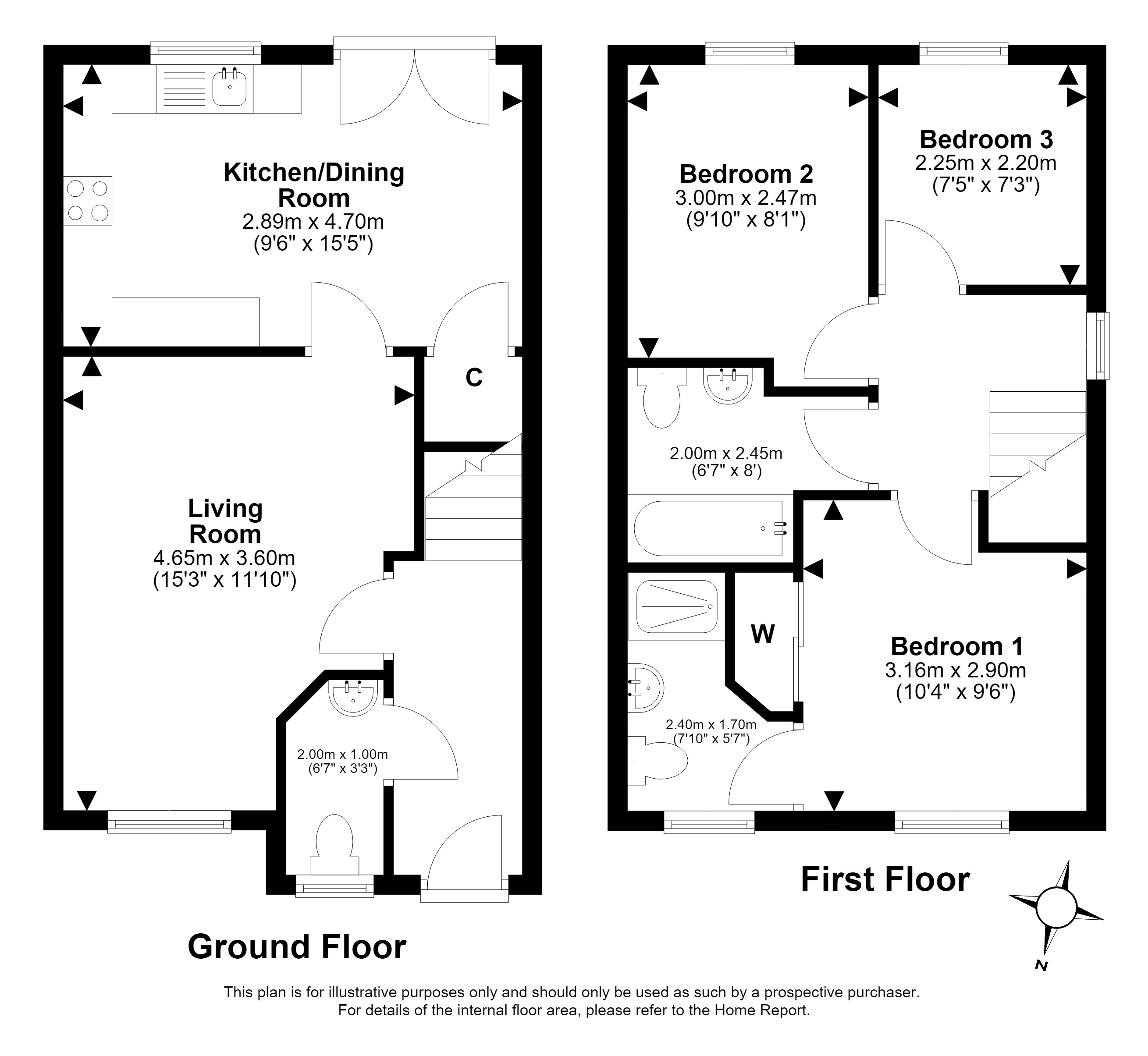 14, Innes Neuk, Wallyford floorplan