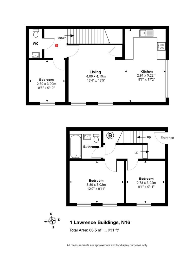 Lawrence Buildings, London floorplan