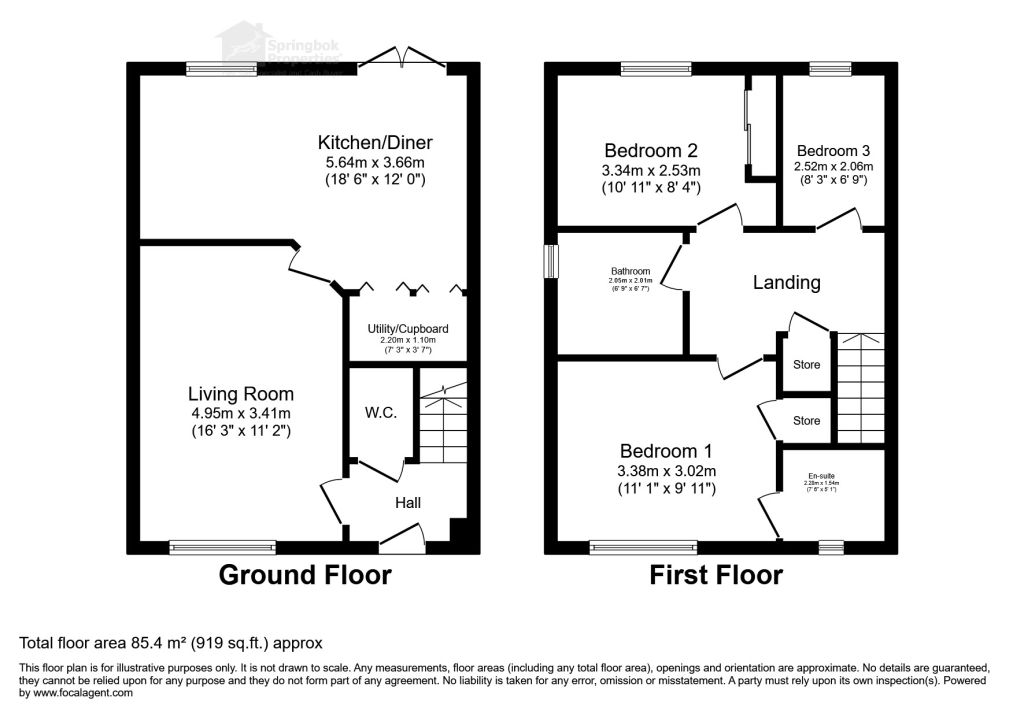 8, Cubitt Close, Willaston floorplan