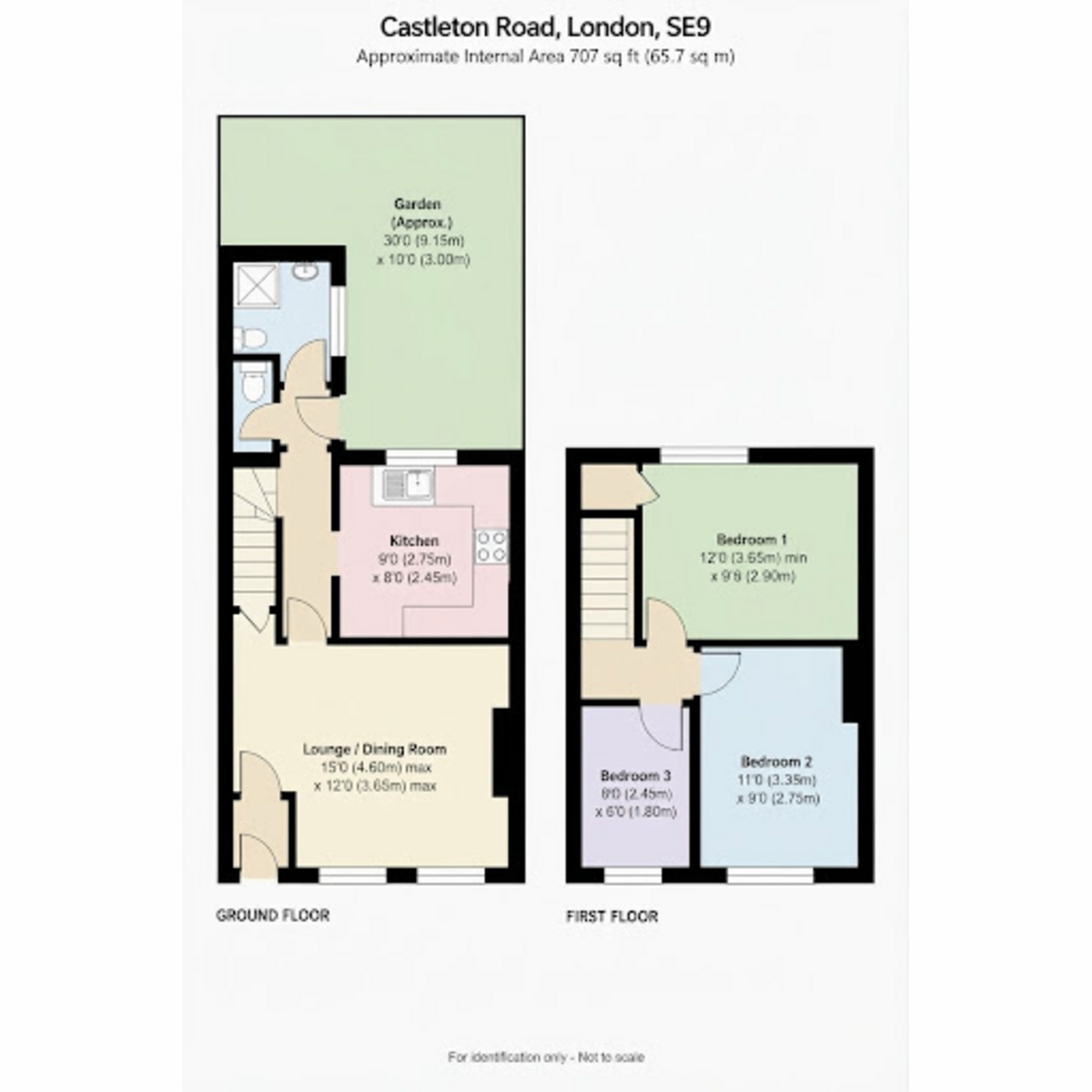 52, Castleton Road, London floorplan